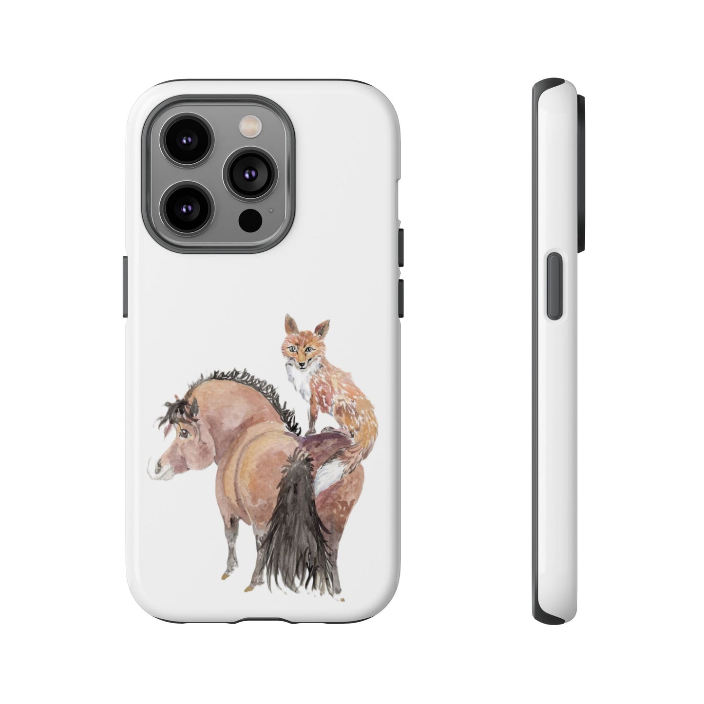 Adorable Little Pony and Fox Friend Tough Phone Case