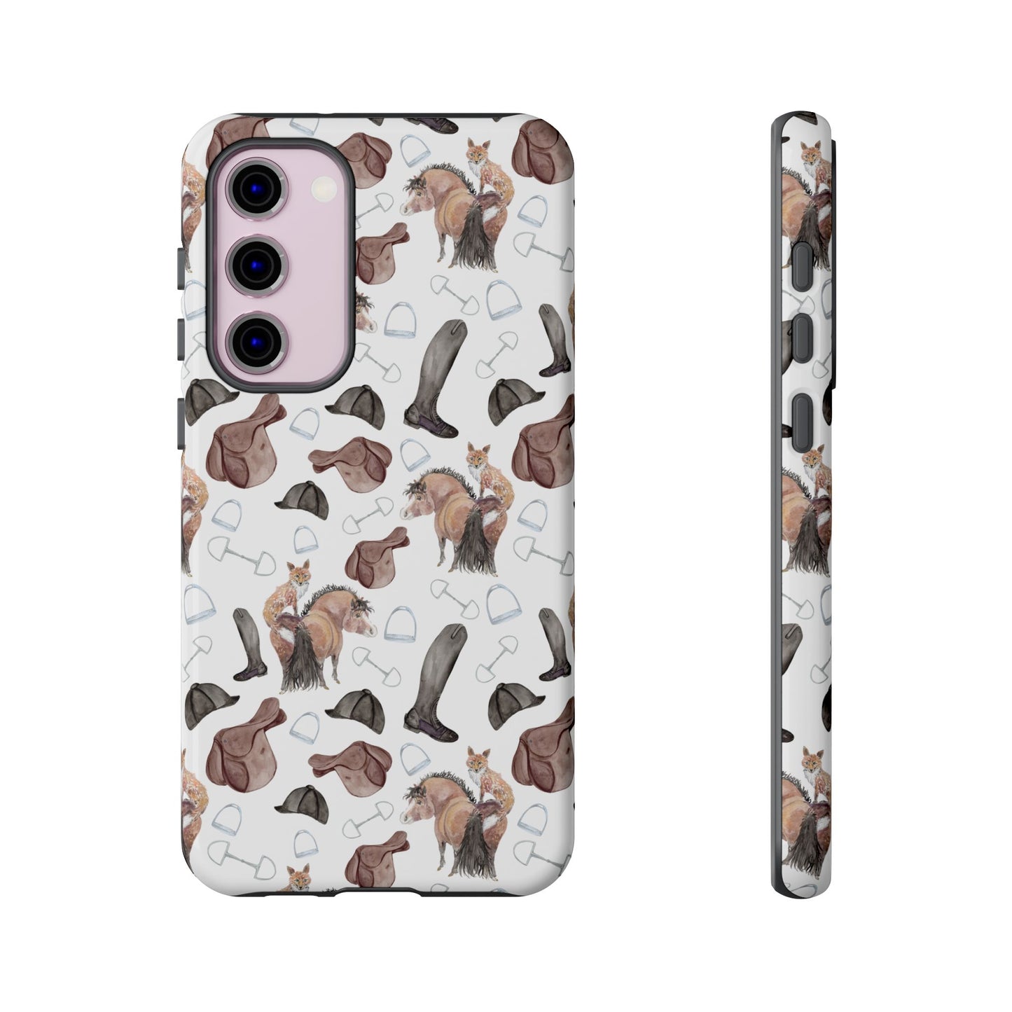 Adorable Little Pony and Fox Print Tough Phone Case