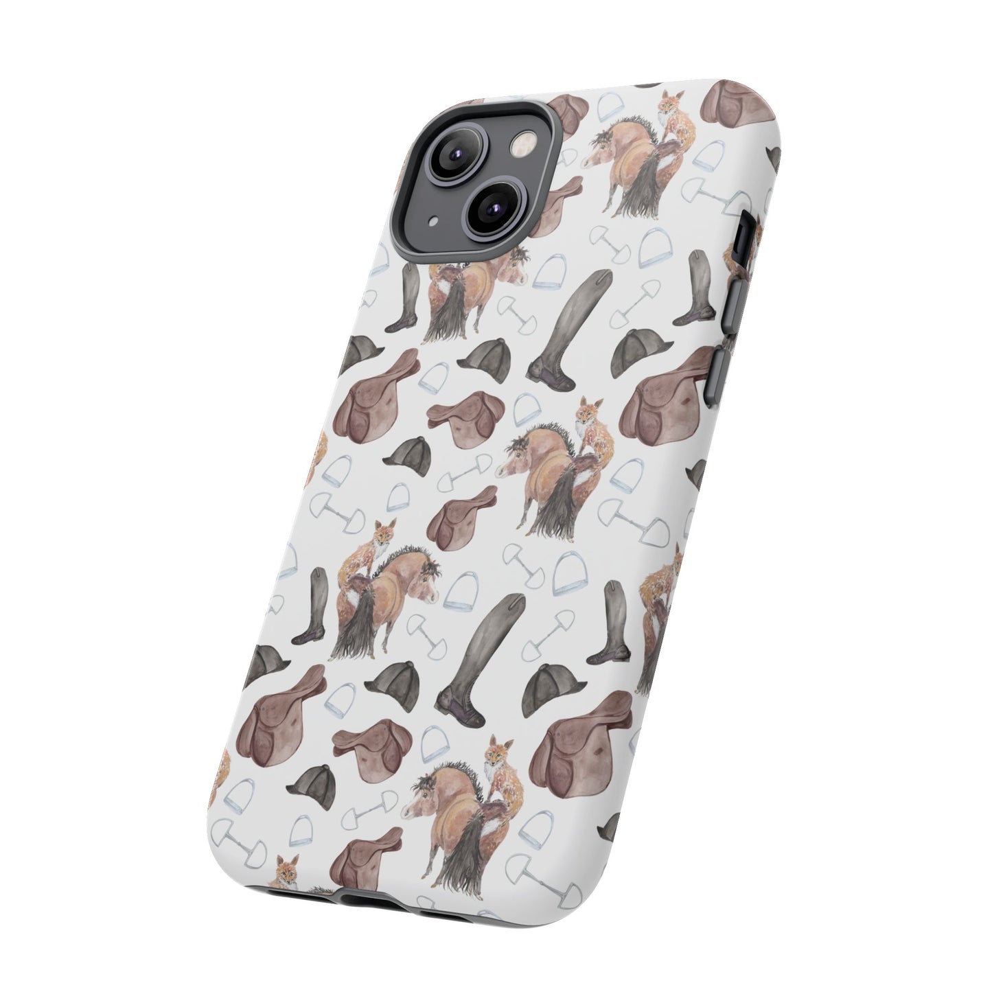 Adorable Little Pony and Fox Print Tough Phone Case