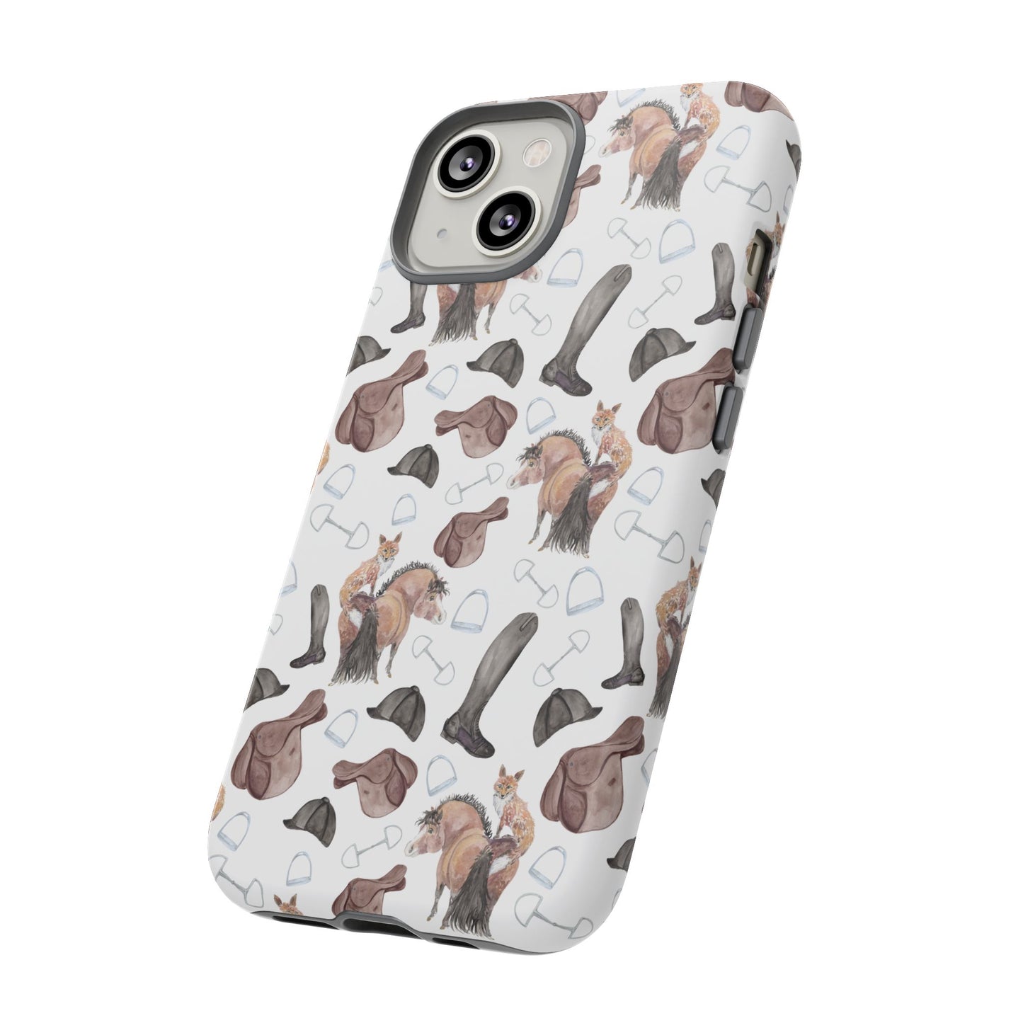 Adorable Little Pony and Fox Print Tough Phone Case