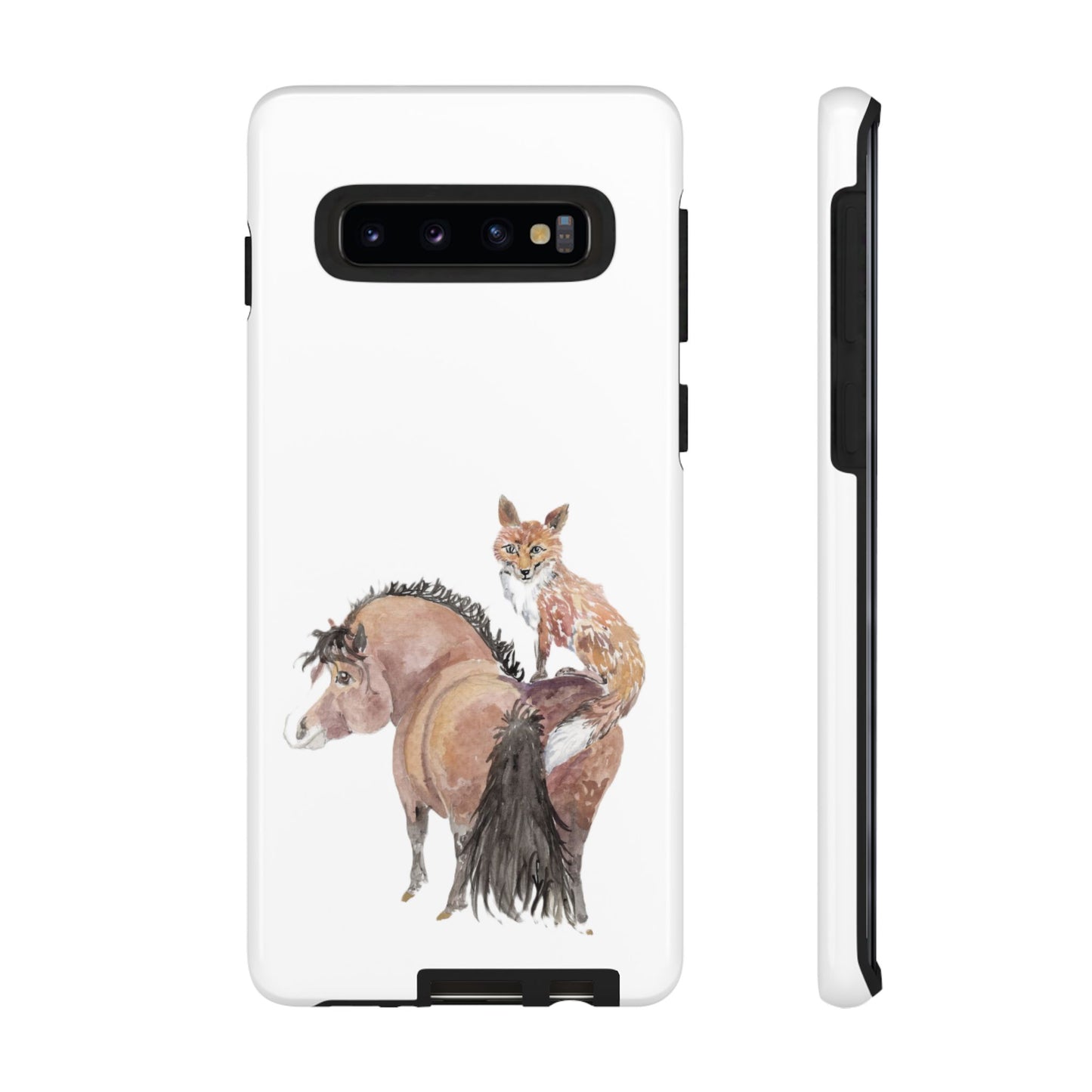 Adorable Little Pony and Fox Friend Tough Phone Case