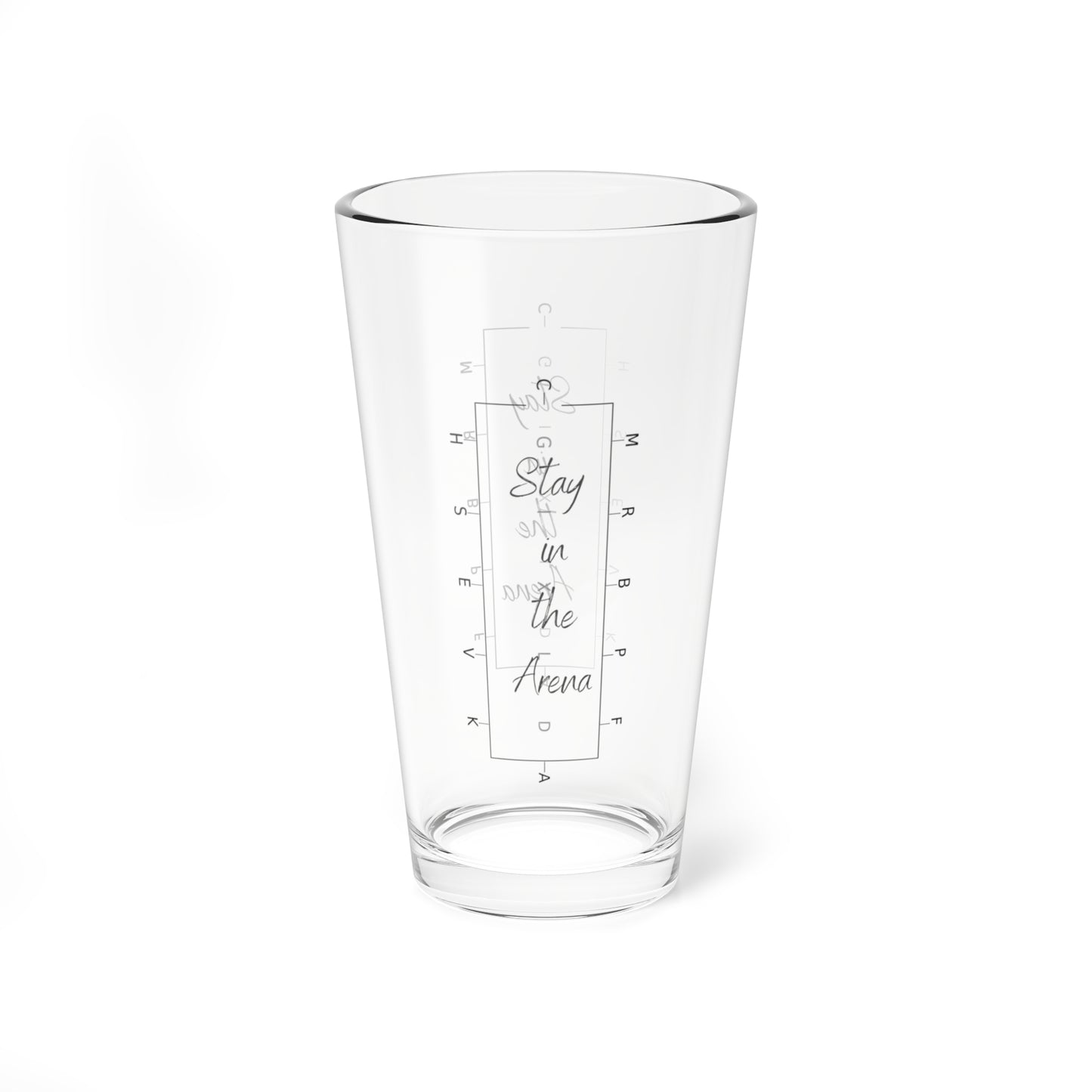 Stay in the Arena Glass, 16oz - SonaEquestrian