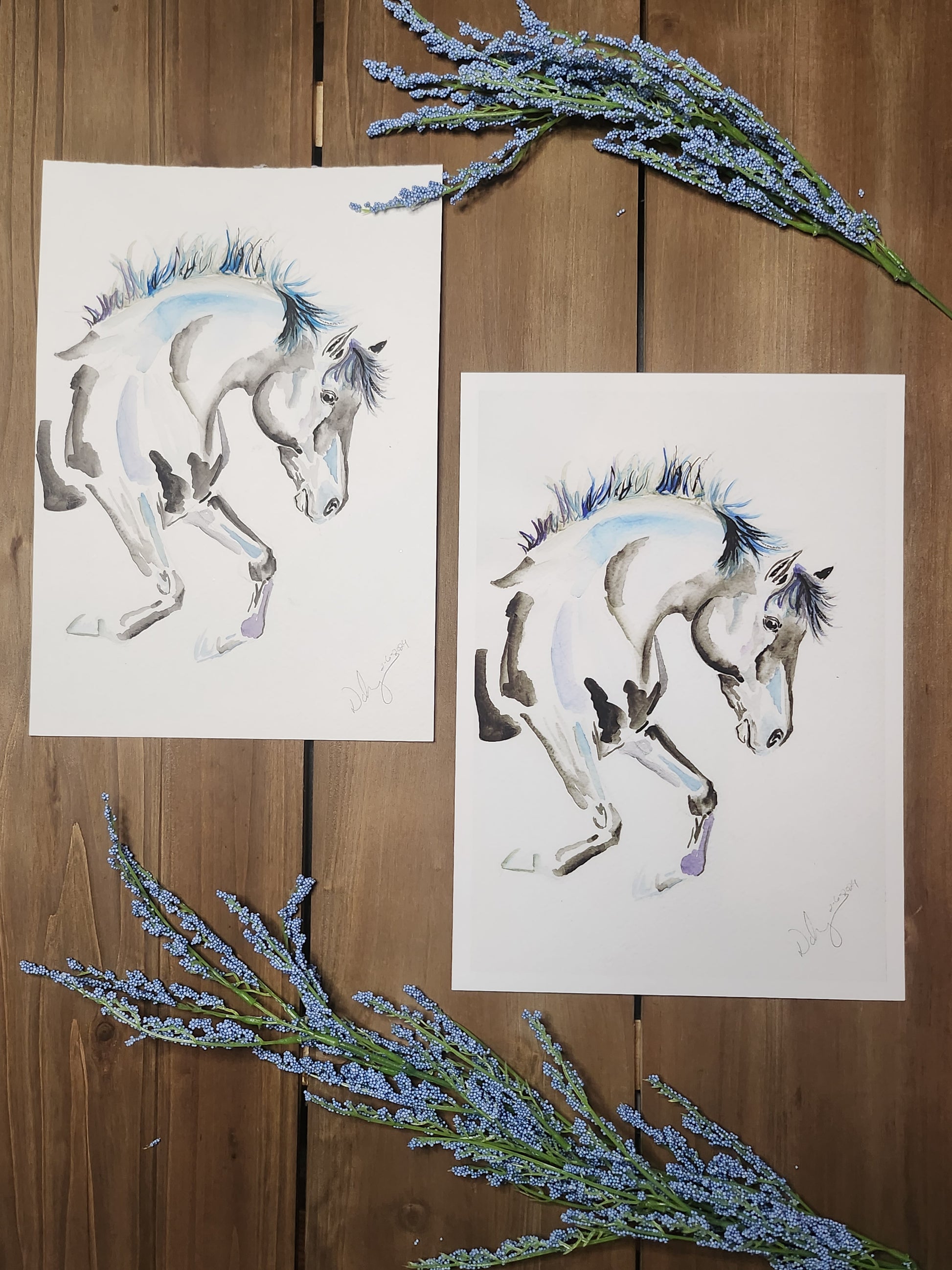 Happy Little Gallop Print - SonaEquestrian
