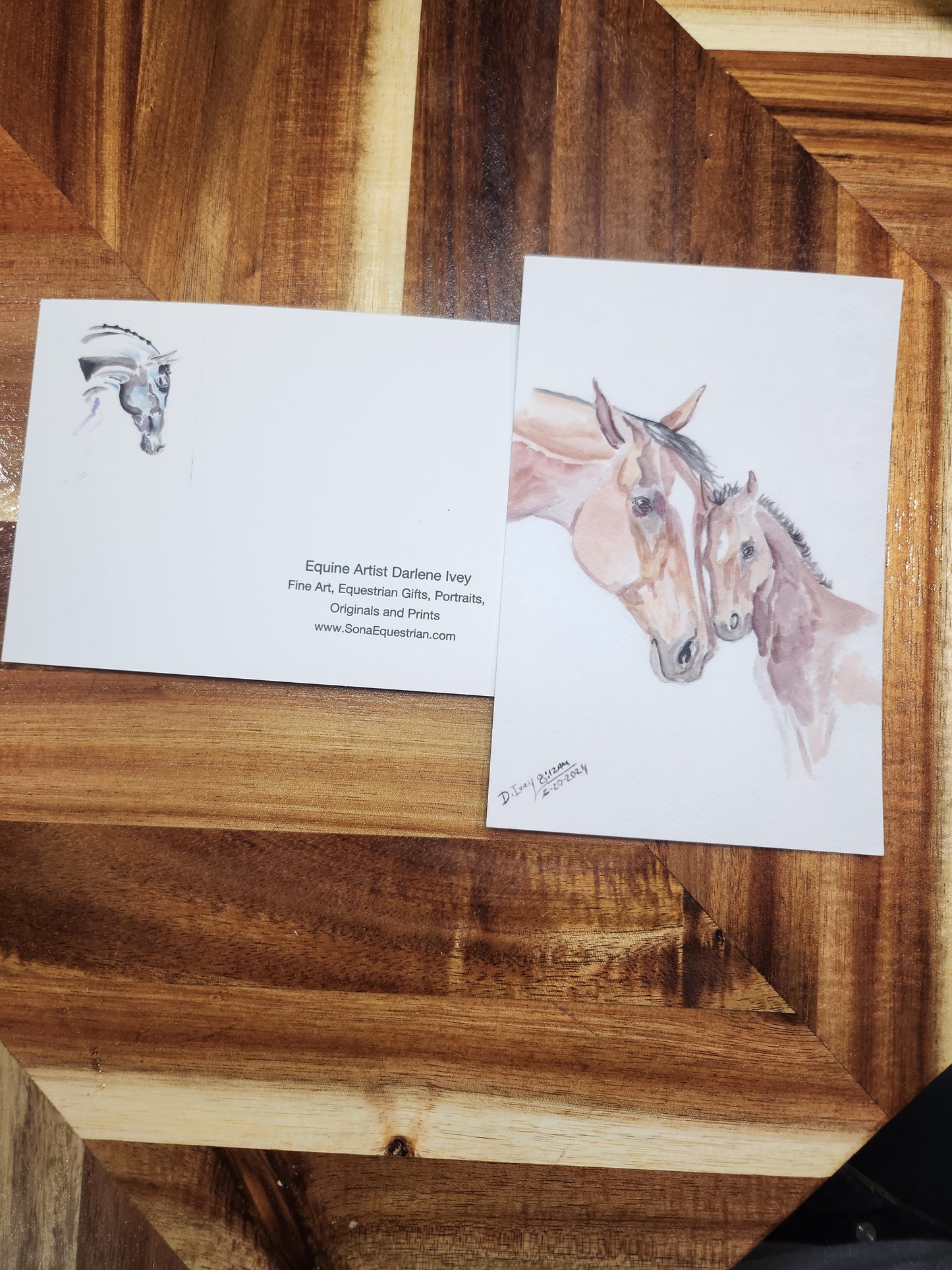 #61 Lovingly Postcard (4x6) - SonaEquestrian