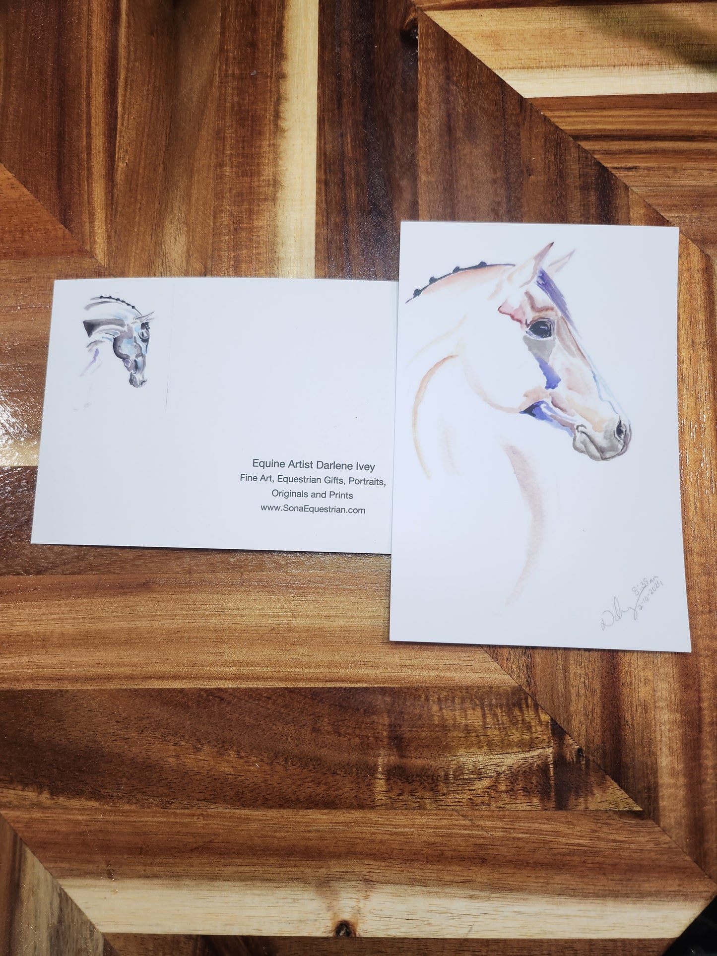 #23 Hello Postcard (4x6) - SonaEquestrian
