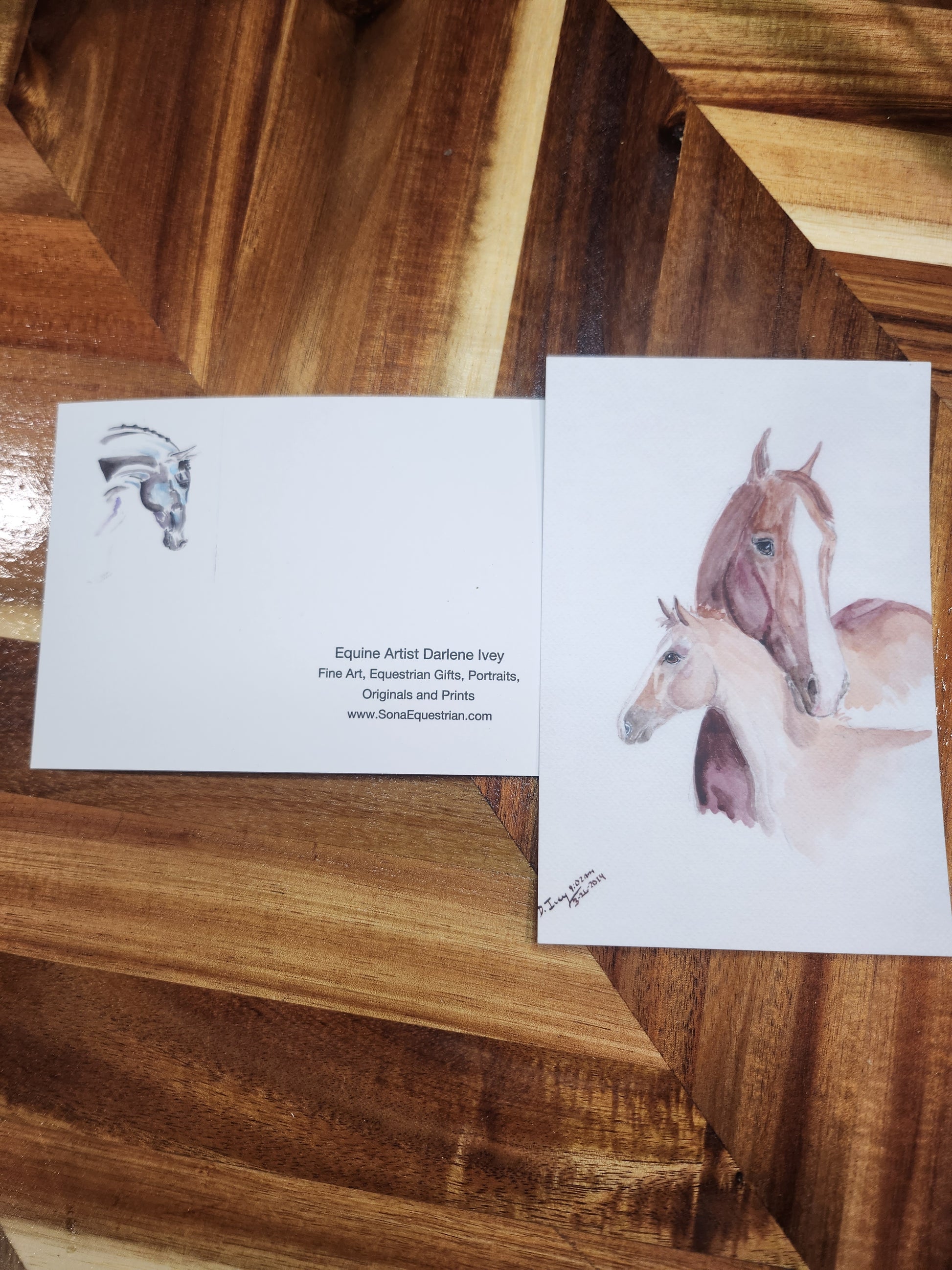 3030-#1 Sunshine Hugs Postcard (4x6) - SonaEquestrian