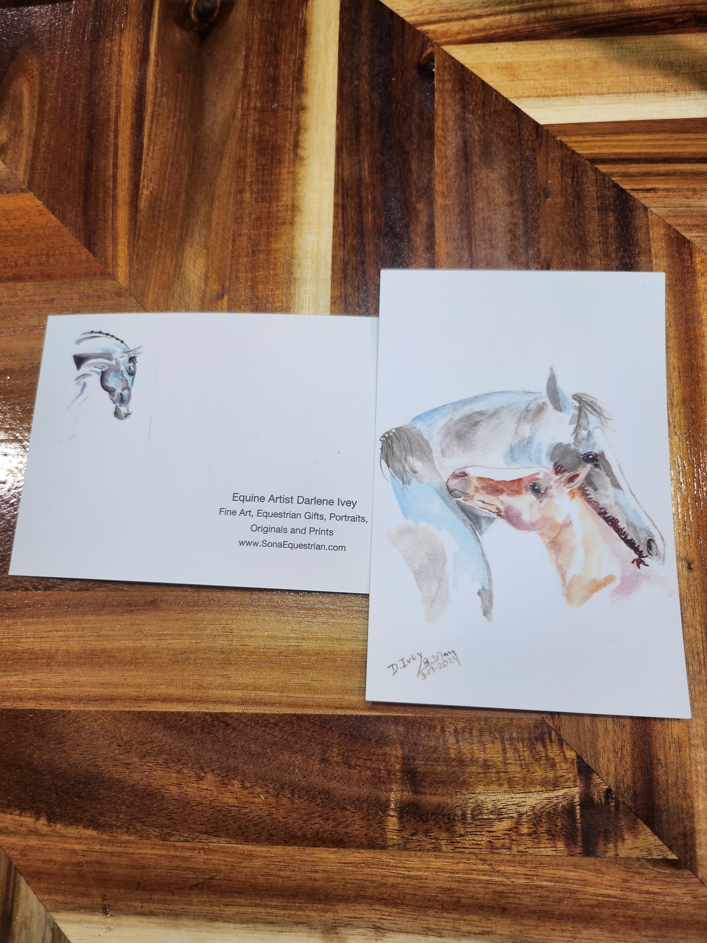 #60 Affection Post Cards (4x6) - SonaEquestrian