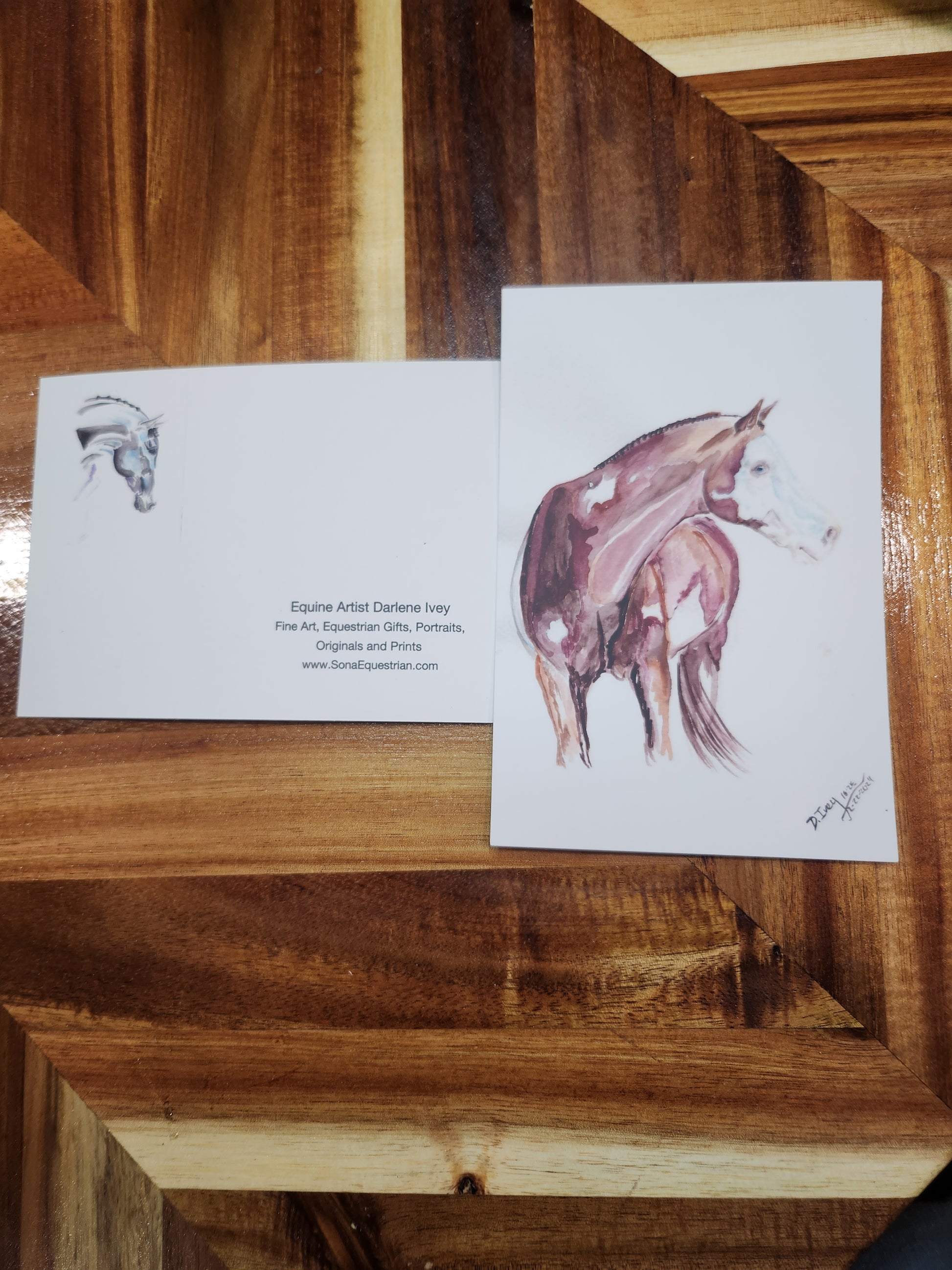 #35 The Challange Postcard (4x6) - SonaEquestrian