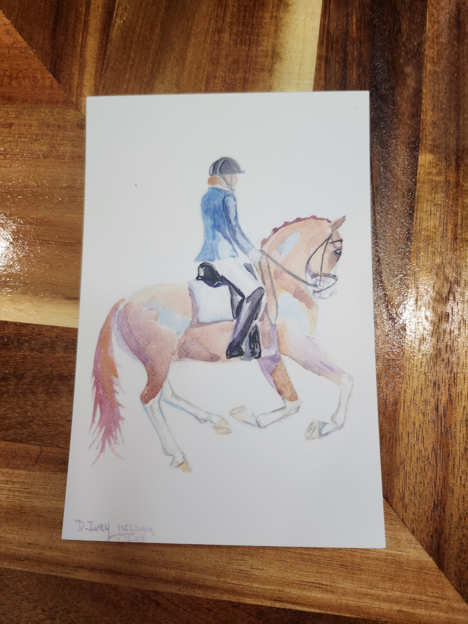3030-#9 Aurthor Postcard (4x6) - SonaEquestrian