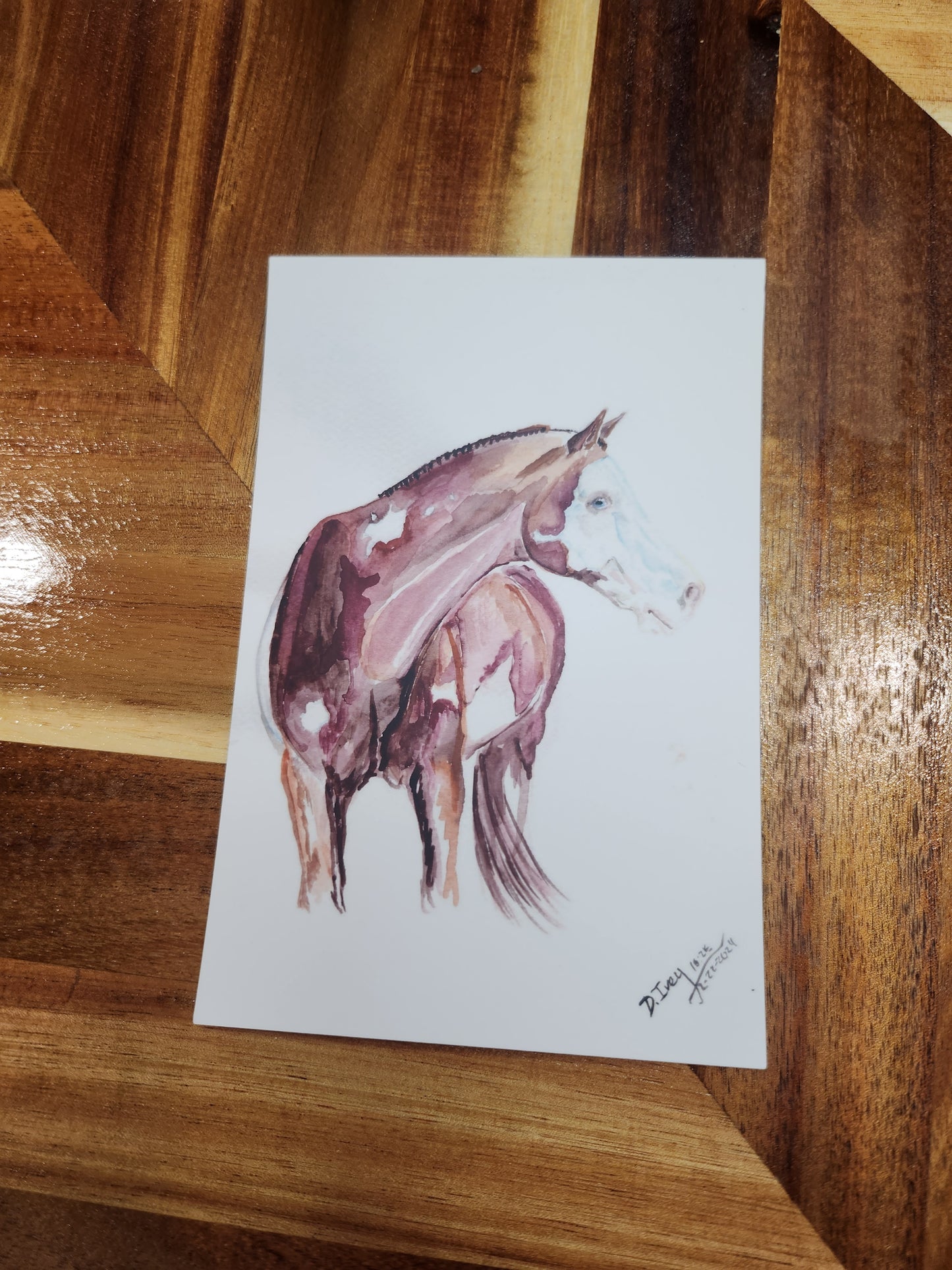 #35 The Challange Postcard (4x6) - SonaEquestrian