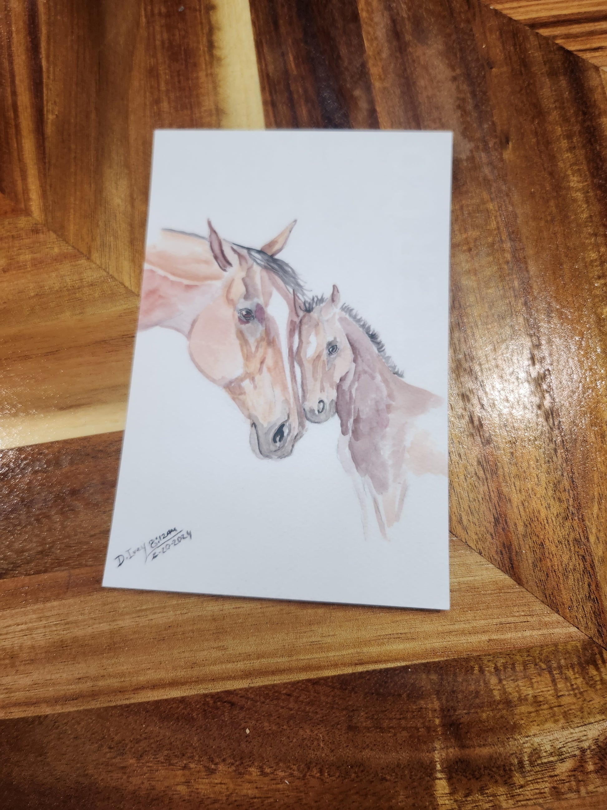 #61 Lovingly Postcard (4x6) - SonaEquestrian