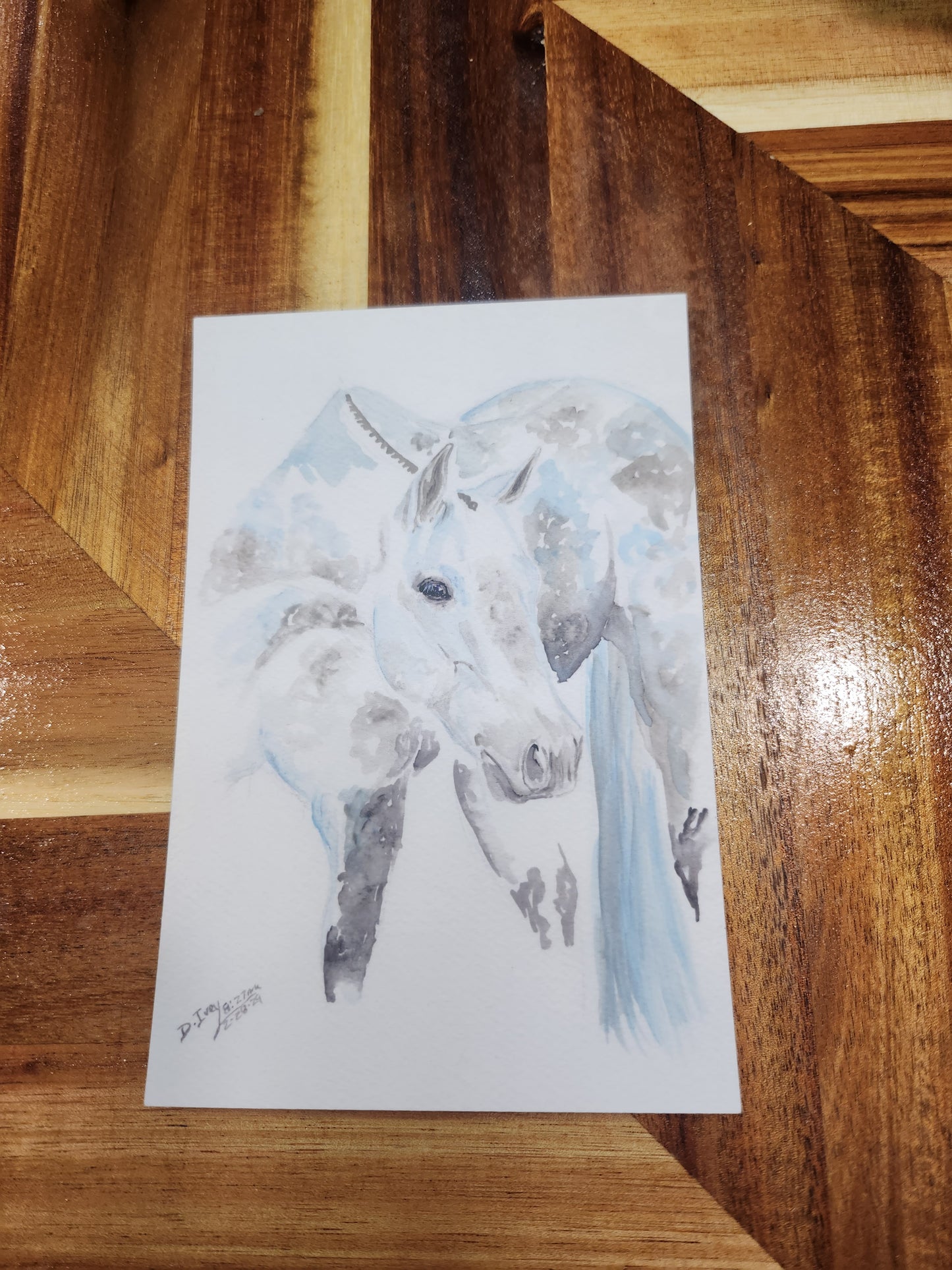 #41 The Practice Postcard (4x6) - SonaEquestrian