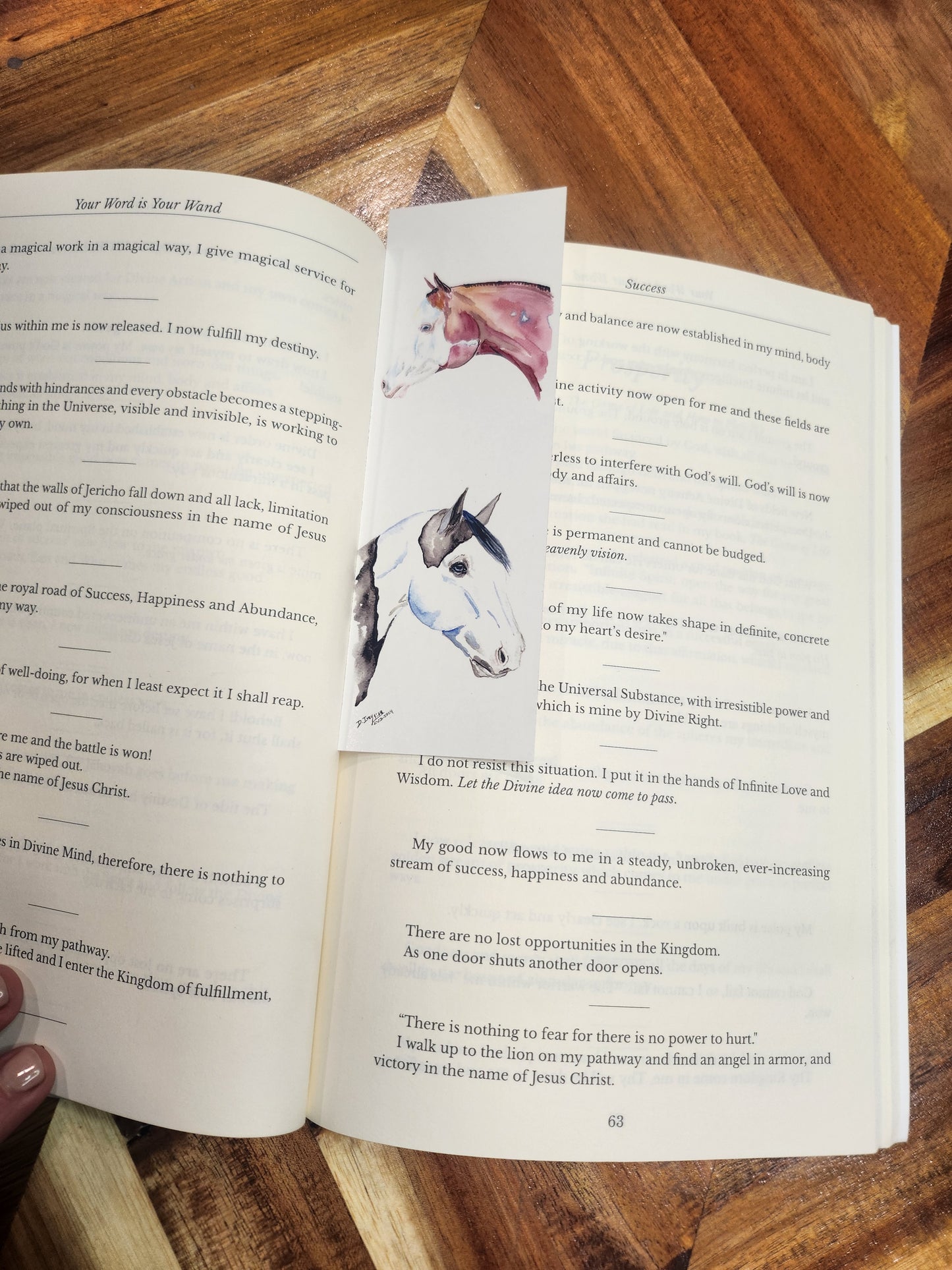 Paint horses Bookmark