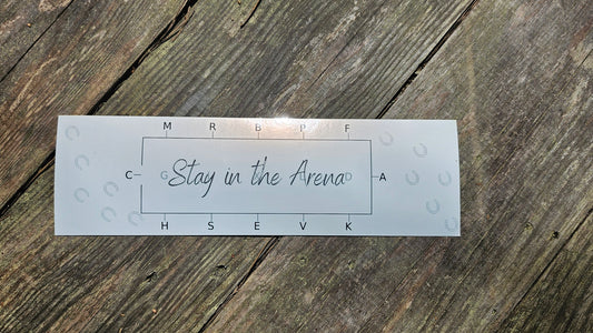 Stay in the Arena Bumper Sticker