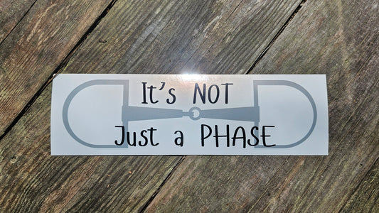 its Not Just a Phase Bumper Sticker