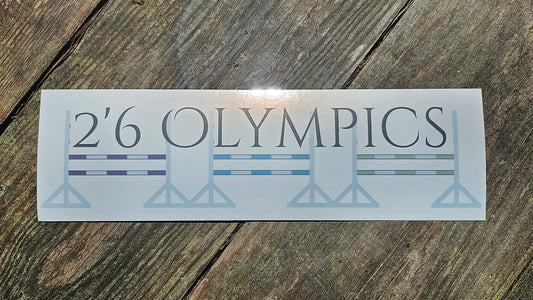 2'6 Olymipcs Bumper Sticker