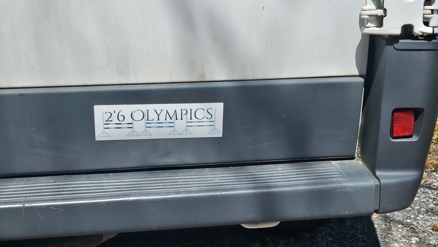 2'6 Olymipcs Bumper Sticker