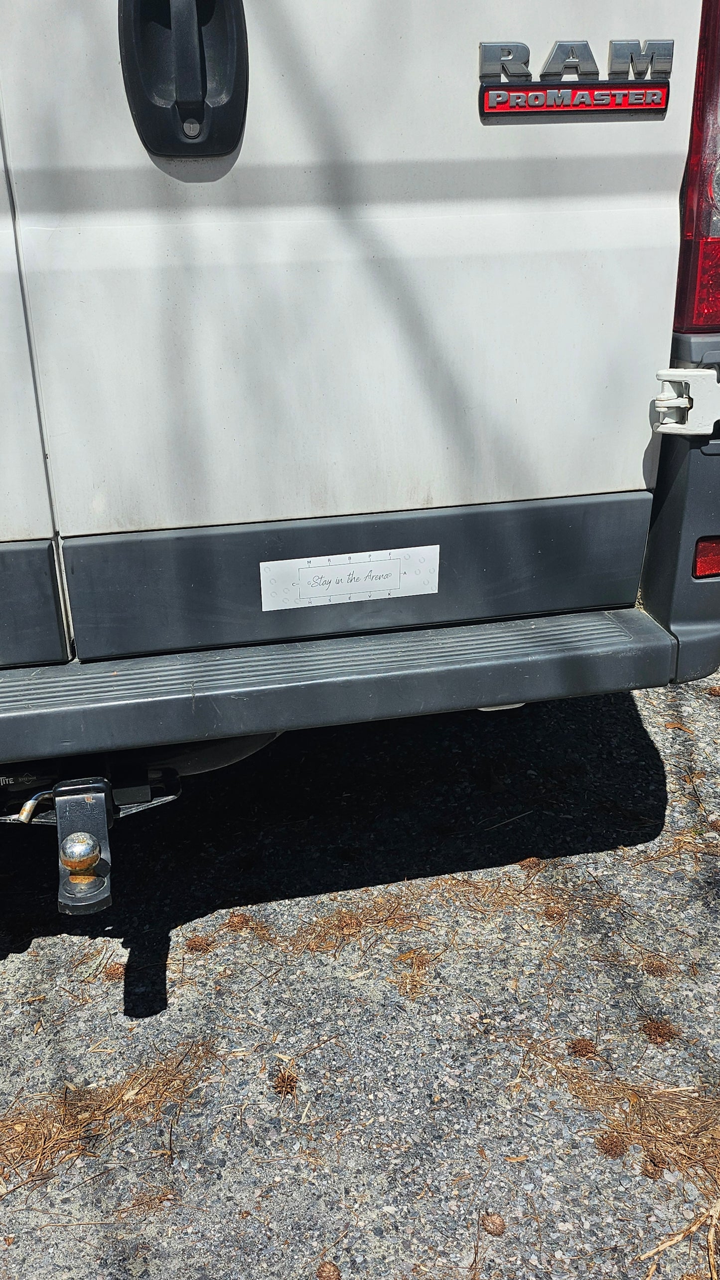 Stay in the Arena Bumper Sticker