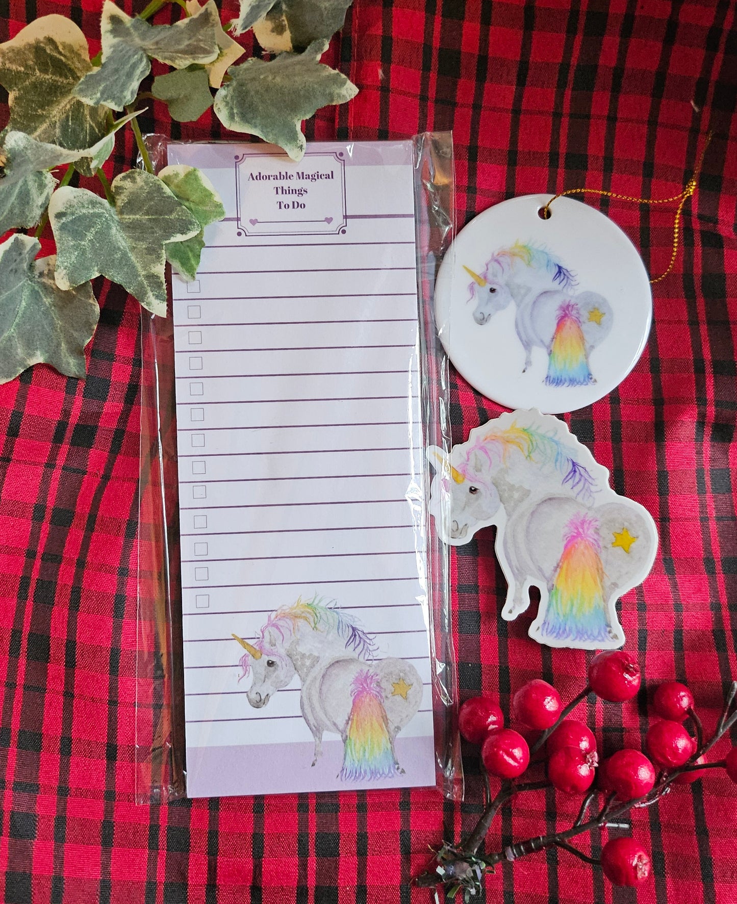 Adorable unicorn gift set