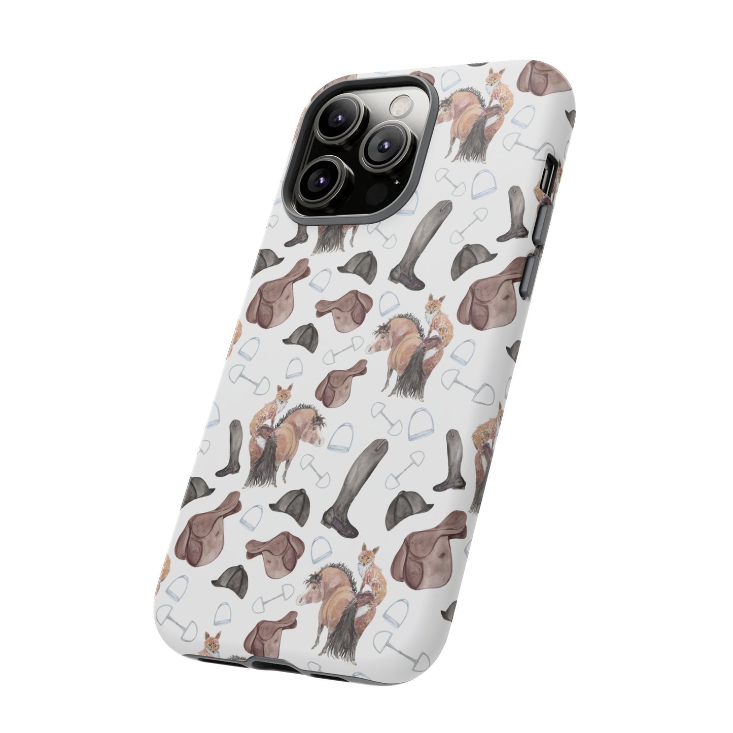 Adorable Little Pony and Fox Print Tough Phone Case