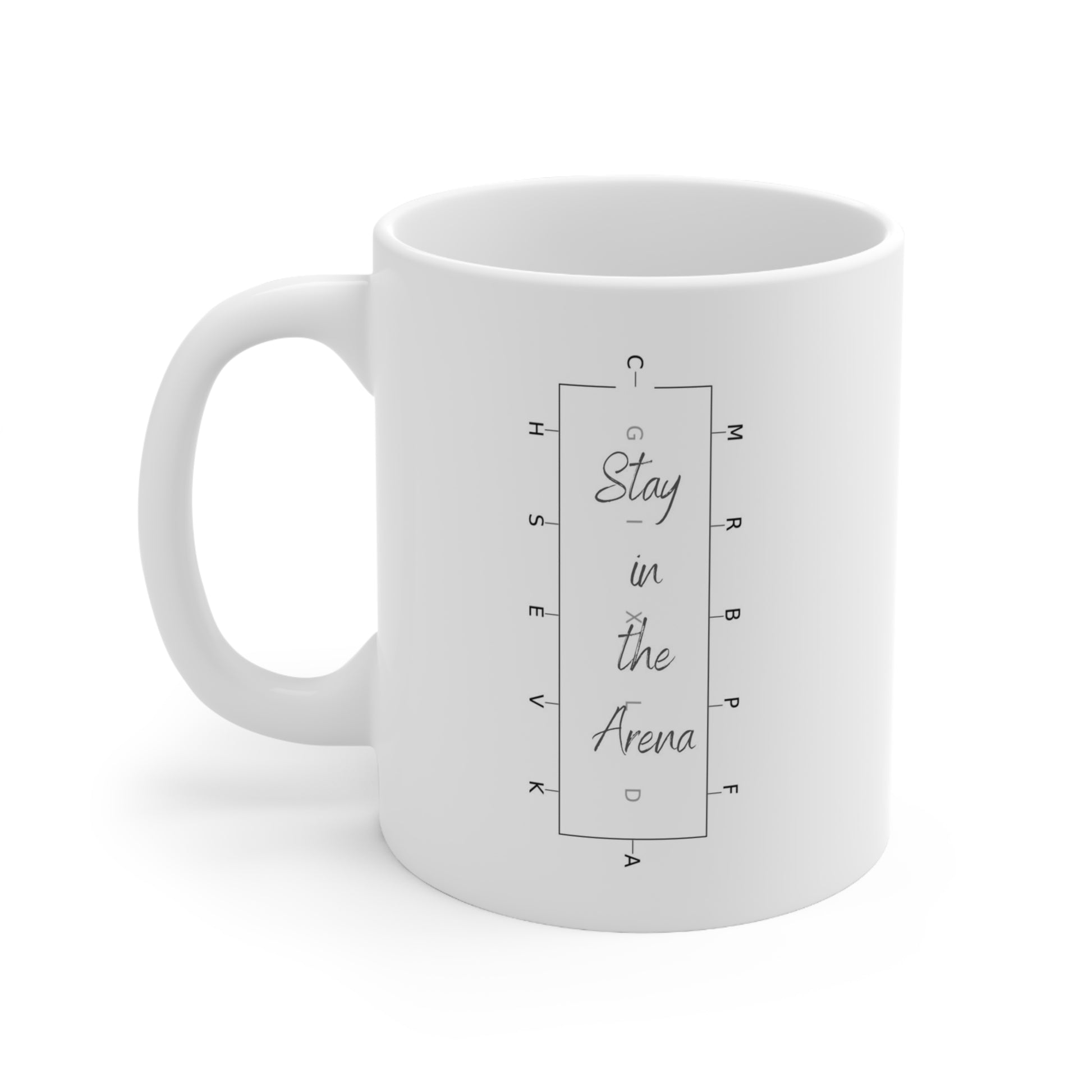Stay in the Arena Ceramic Mug 11oz - SonaEquestrian