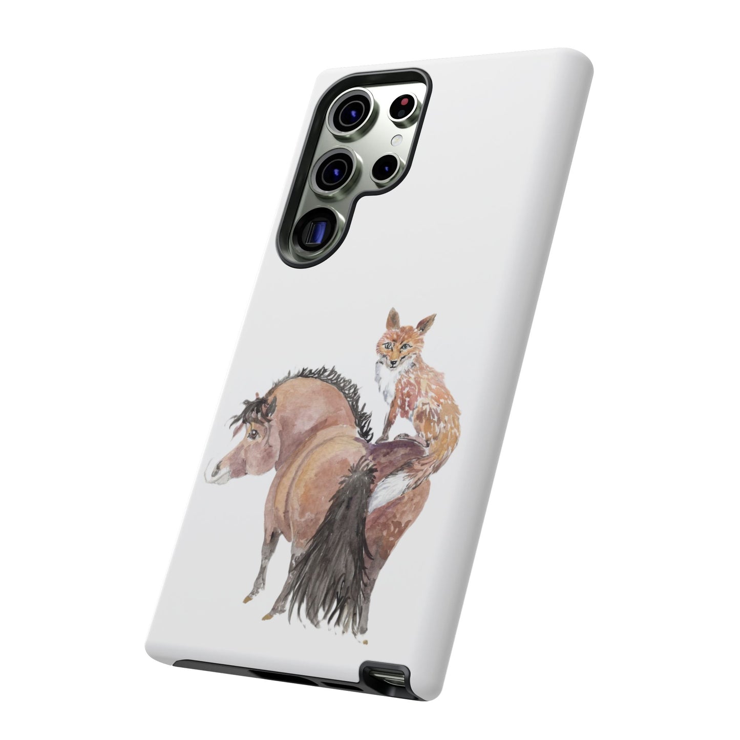 Adorable Little Pony and Fox Friend Tough Phone Case