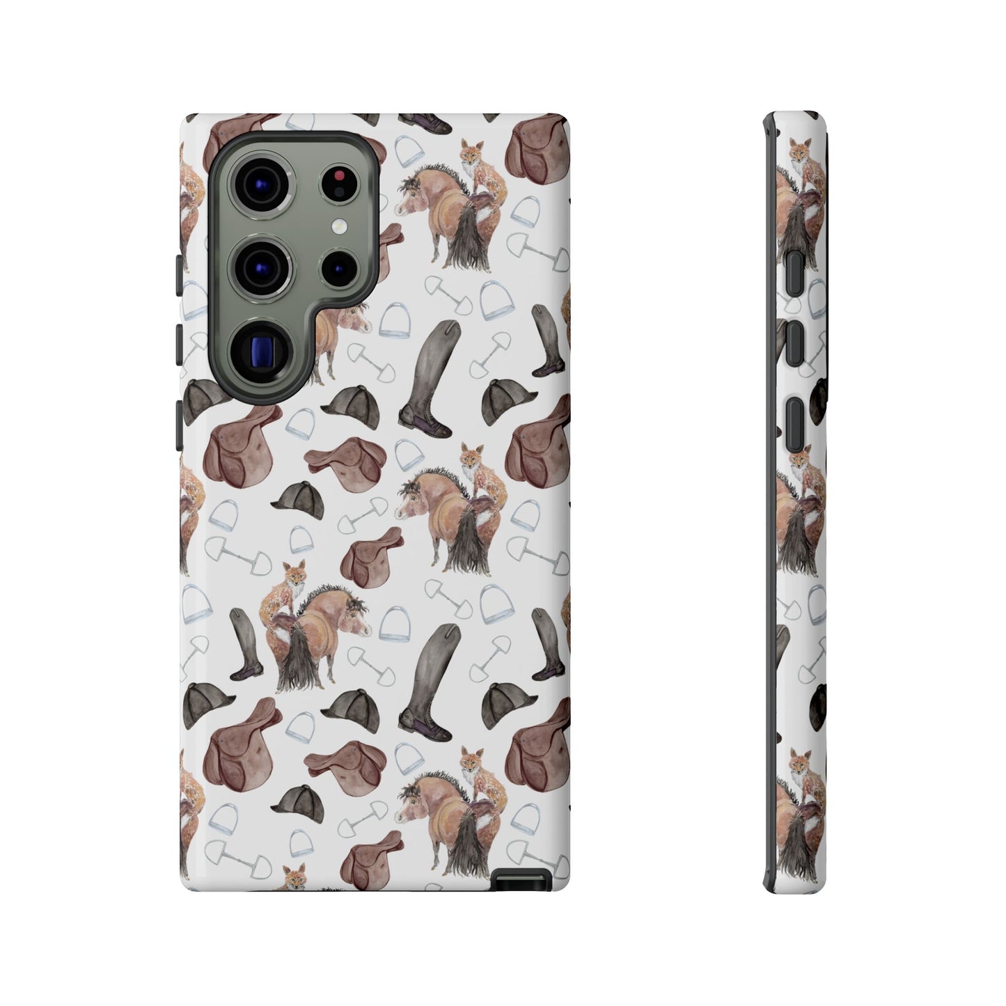 Adorable Little Pony and Fox Print Tough Phone Case