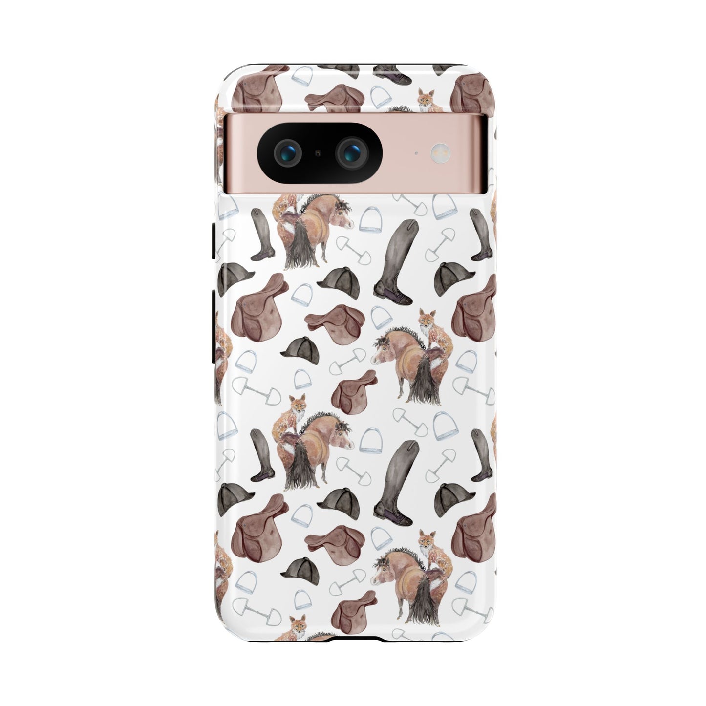 Adorable Little Pony and Fox Print Tough Phone Case