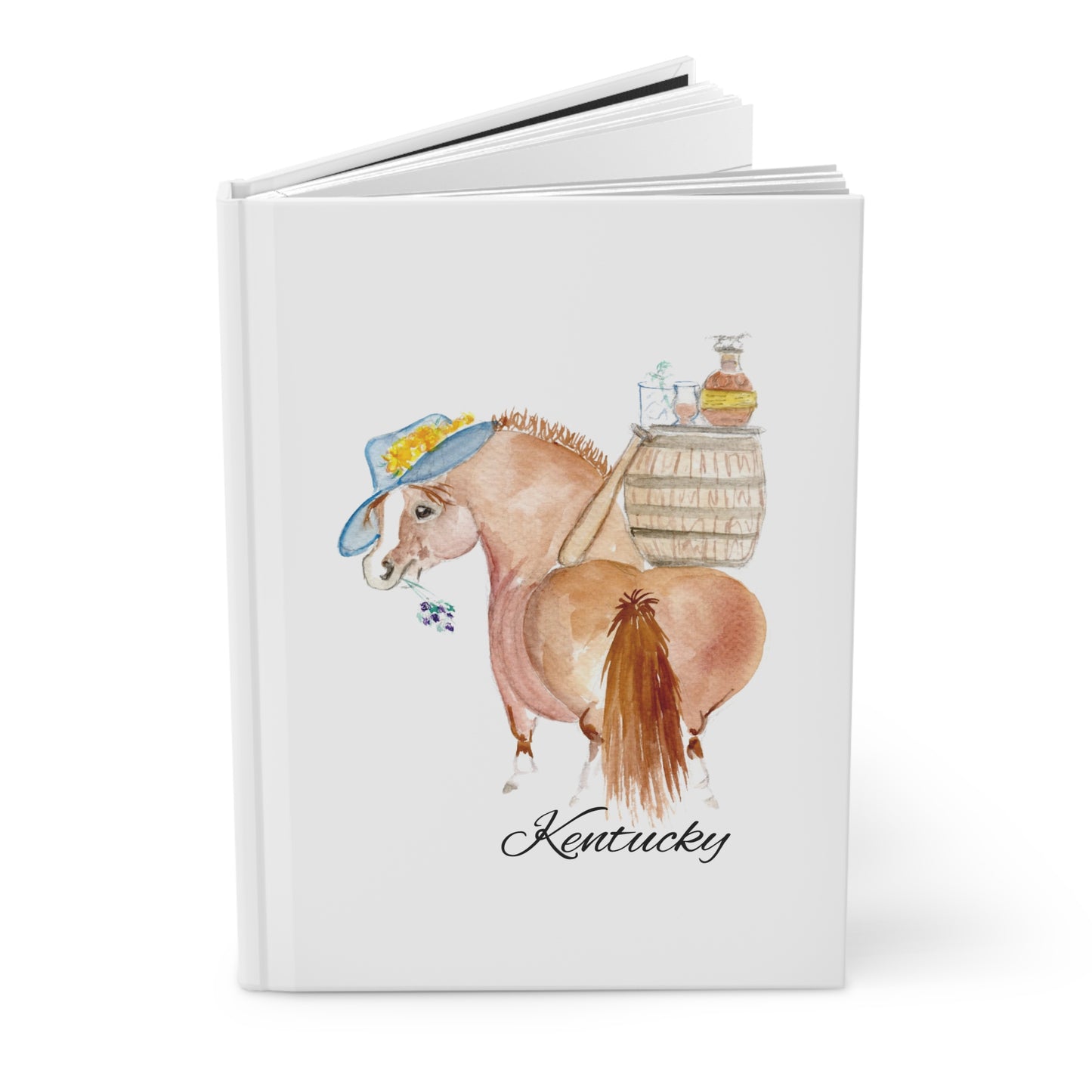 Hardcover Journal Matte -Adorable little Miss Kentucky