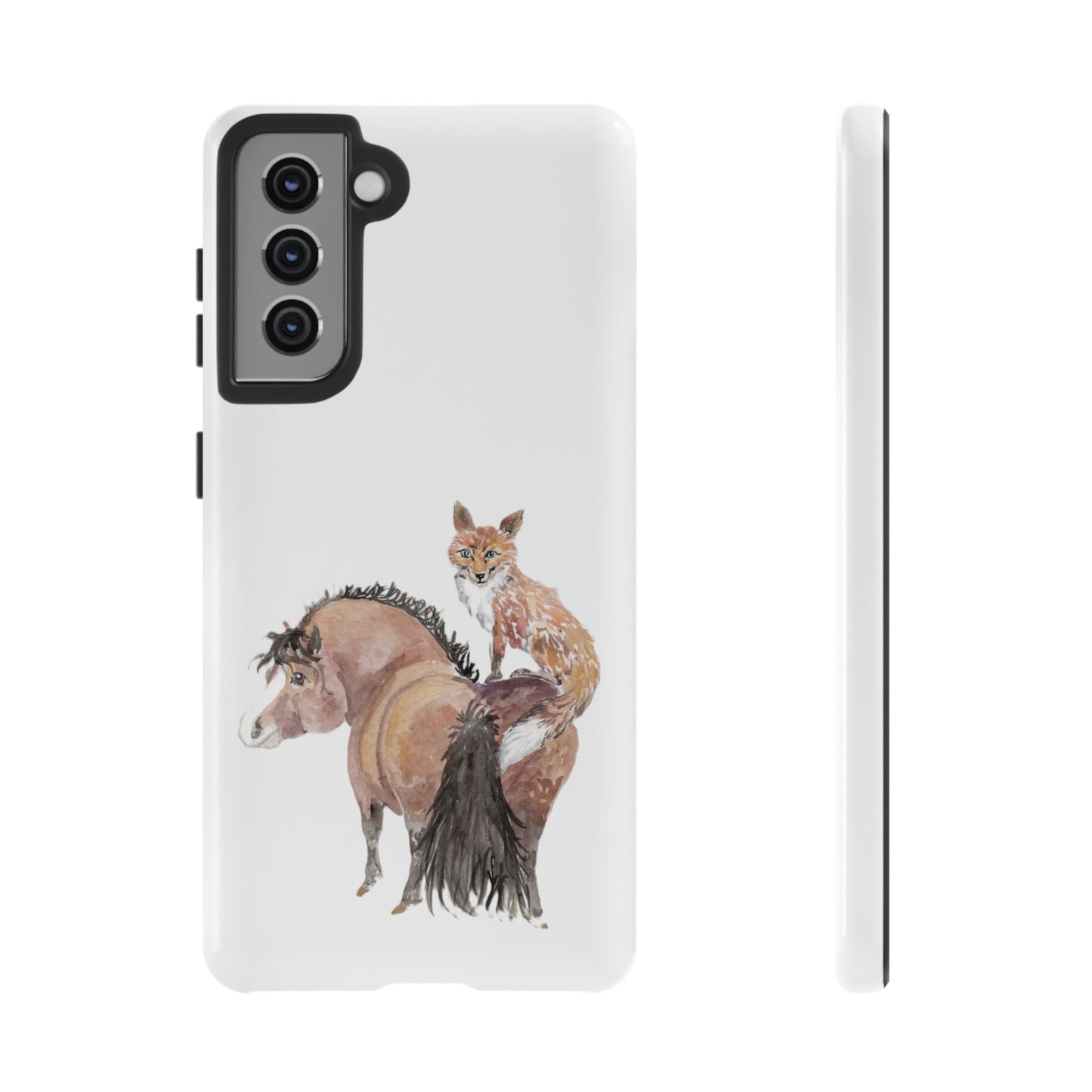 Adorable Little Pony and Fox Friend Tough Phone Case