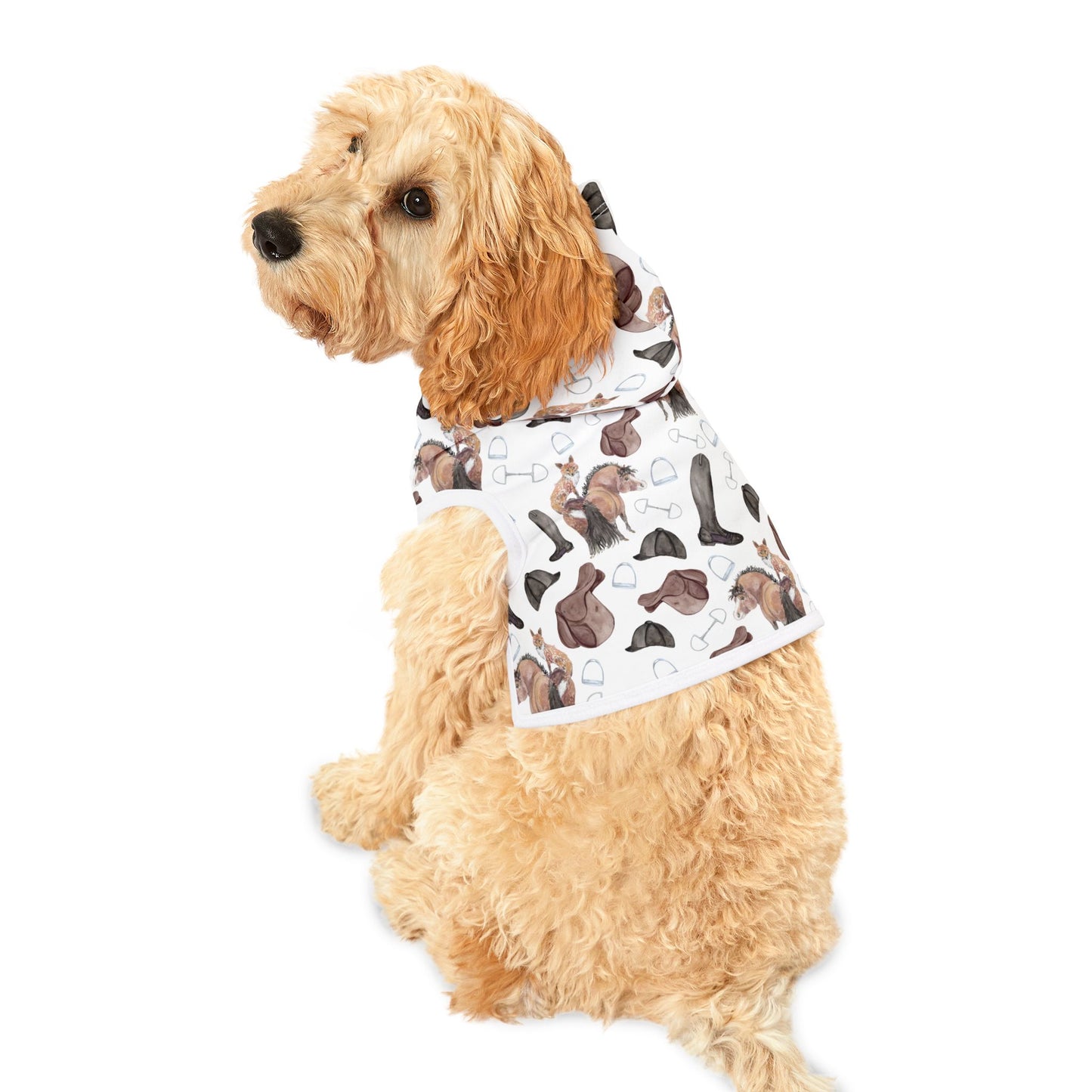 Adorable Fox and pony print Pet Hoodie