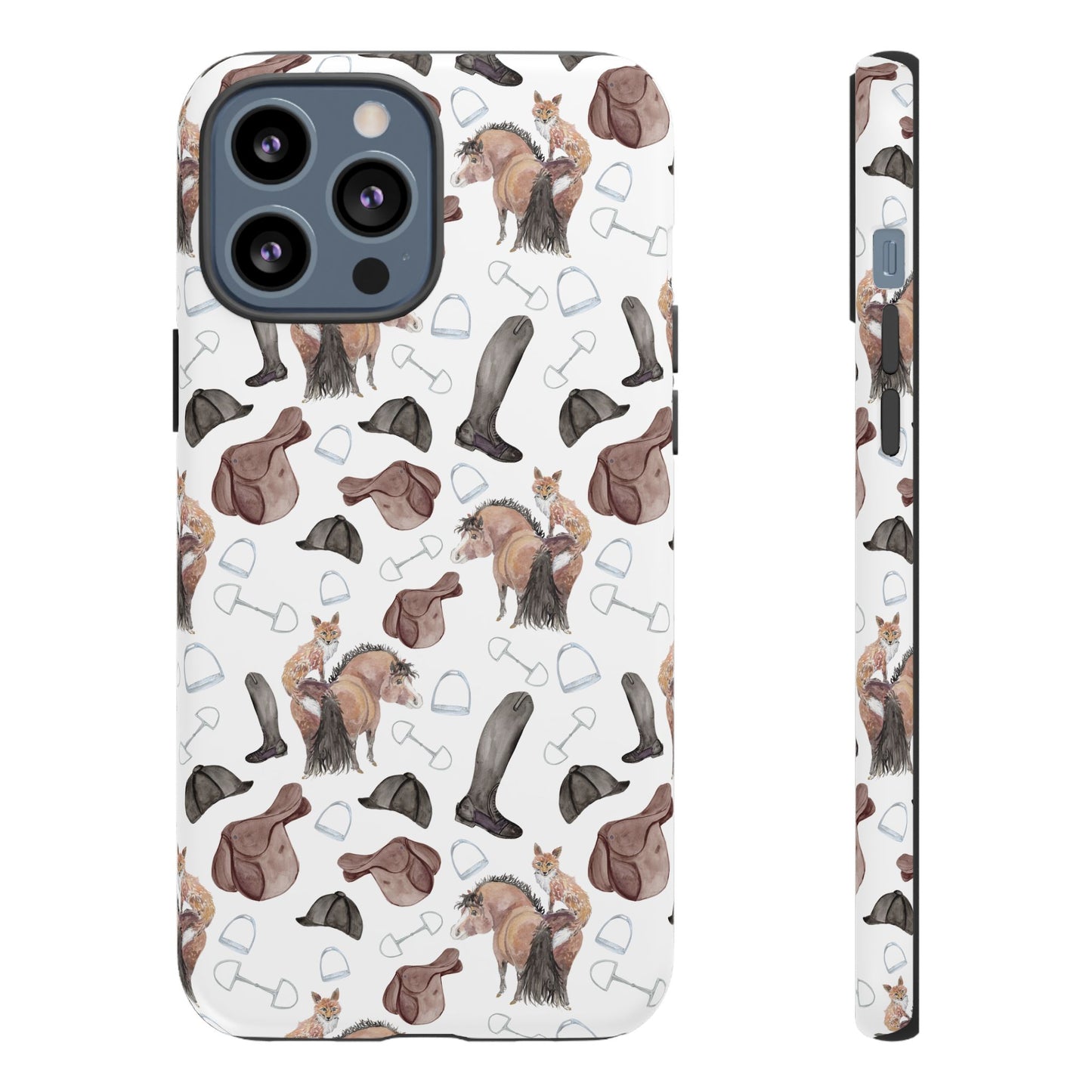 Adorable Little Pony and Fox Print Tough Phone Case