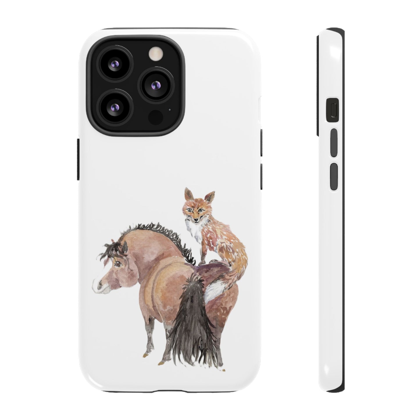 Adorable Little Pony and Fox Friend Tough Phone Case