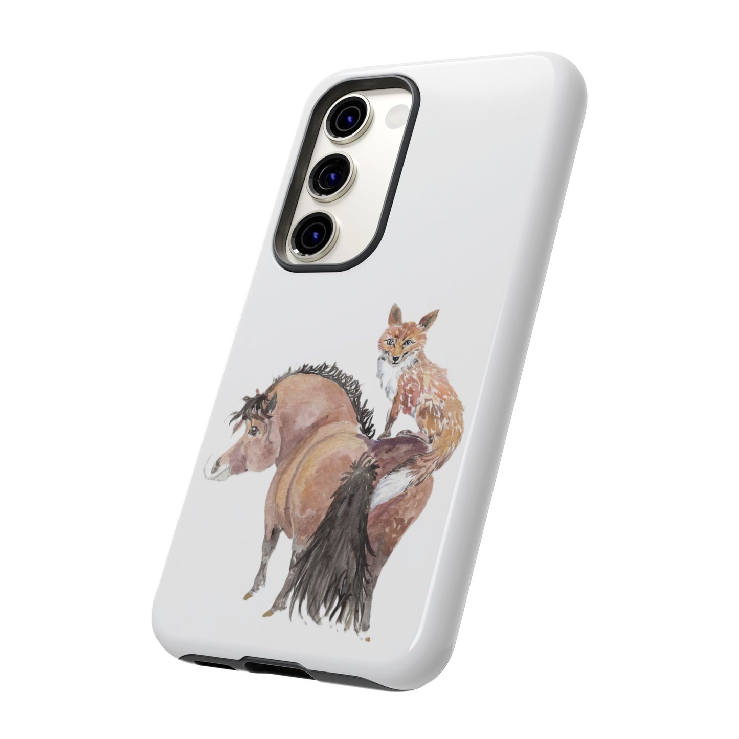 Adorable Little Pony and Fox Friend Tough Phone Case