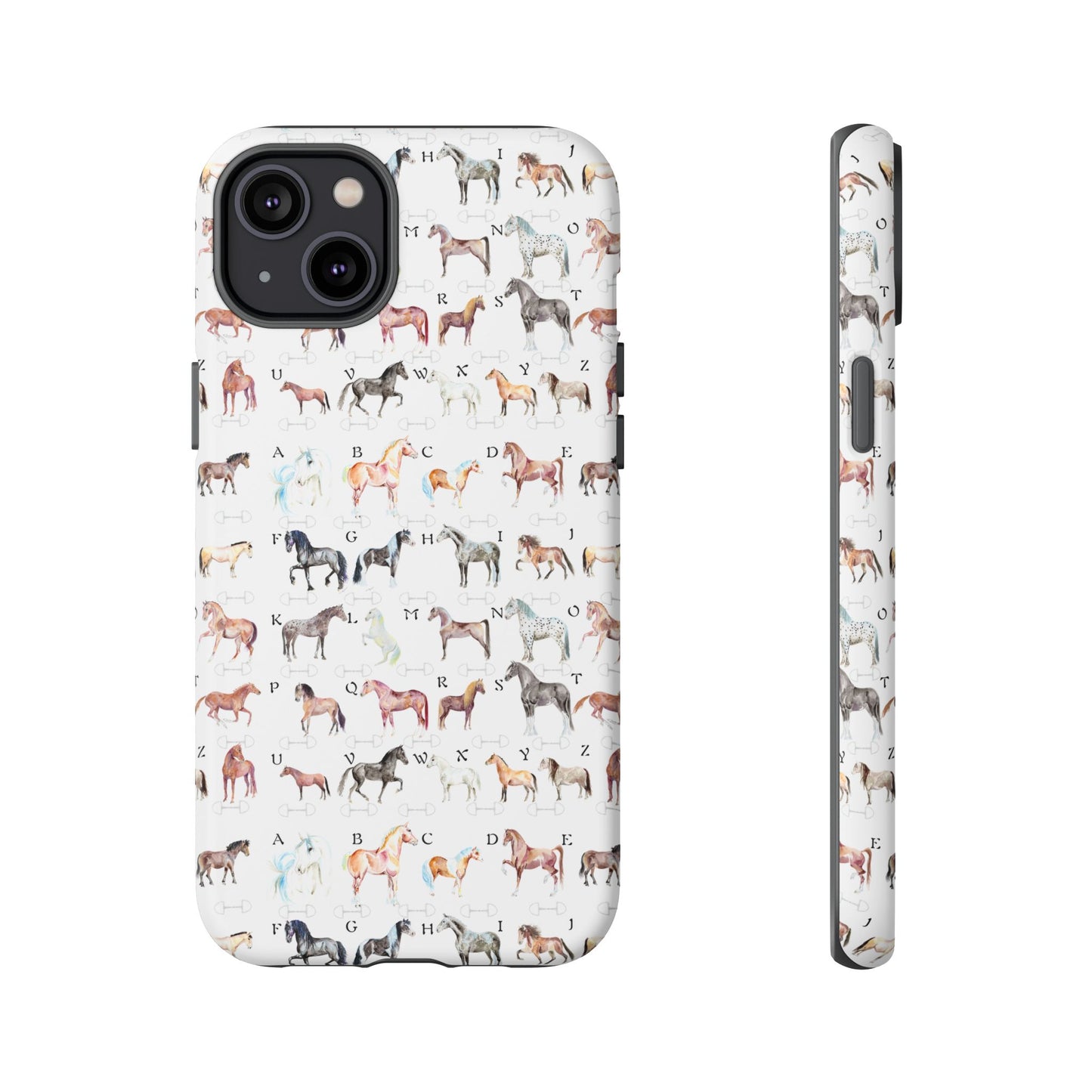 ABC Horse Breeds Tough Phone Case