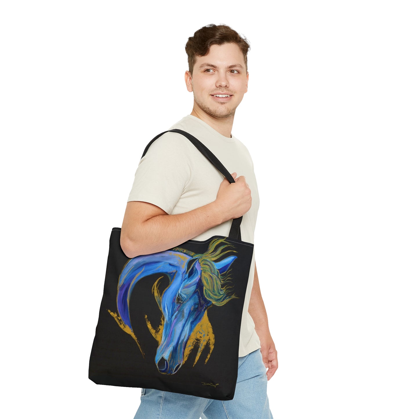 Sea horse Wave- Tote Bag - SonaEquestrian