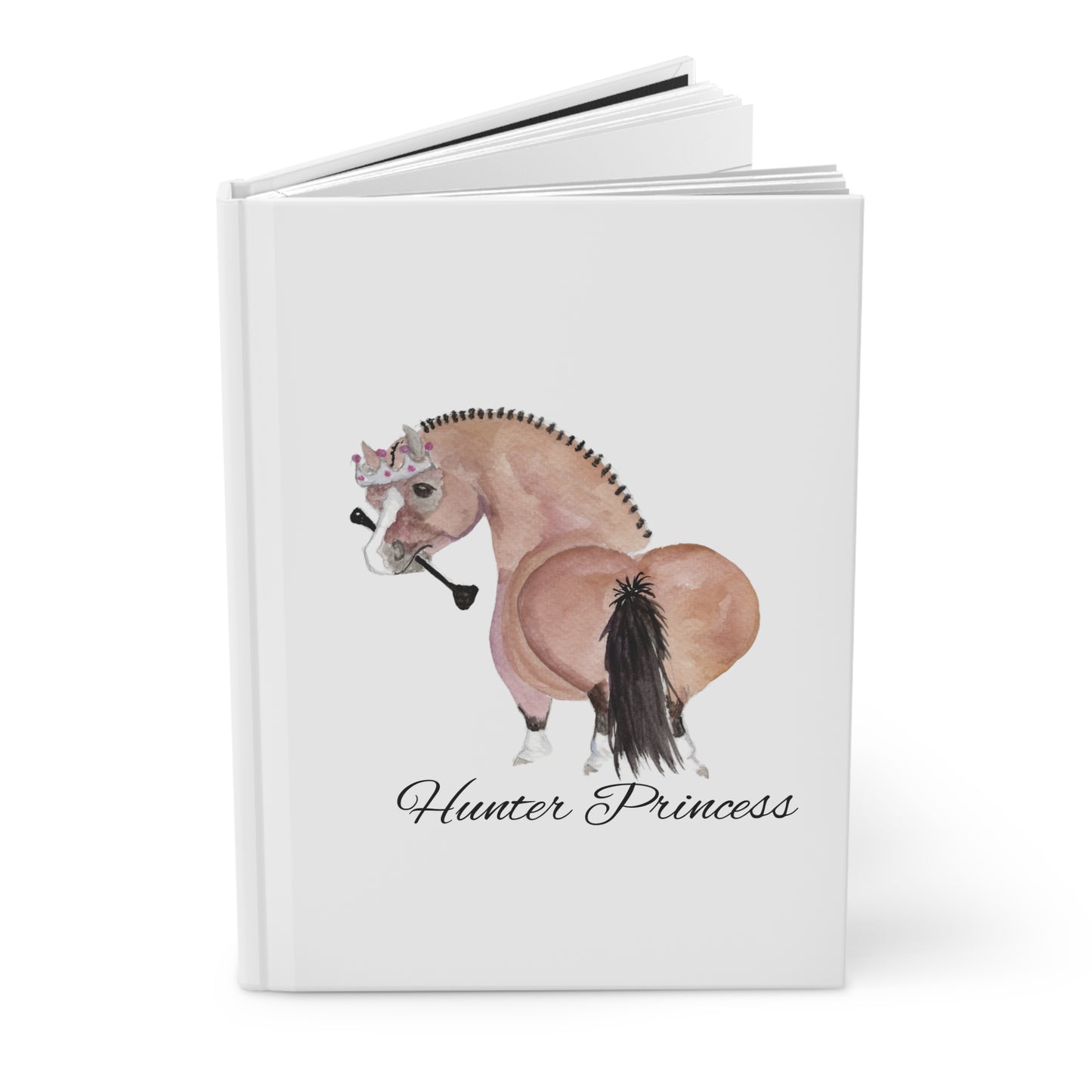 Hardcover Journal Matte -Adorable little hunter Princess