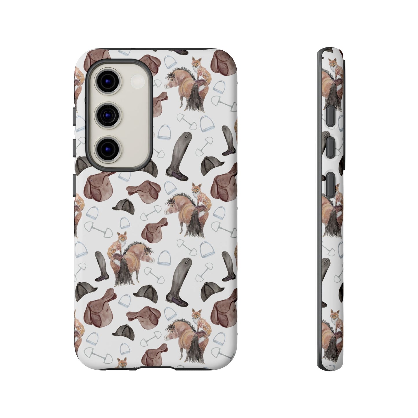 Adorable Little Pony and Fox Print Tough Phone Case