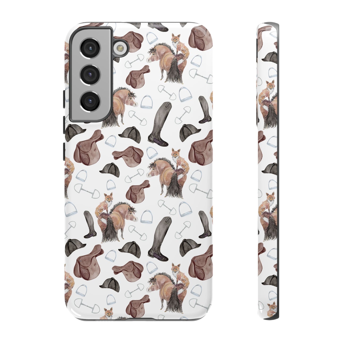 Adorable Little Pony and Fox Print Tough Phone Case