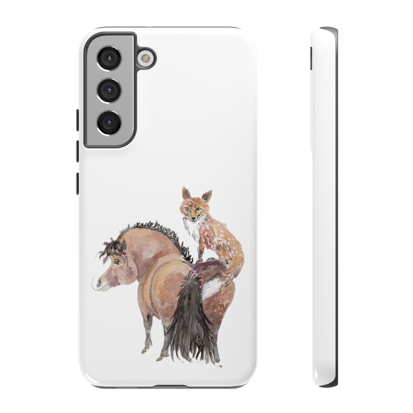 Adorable Little Pony and Fox Friend Tough Phone Case