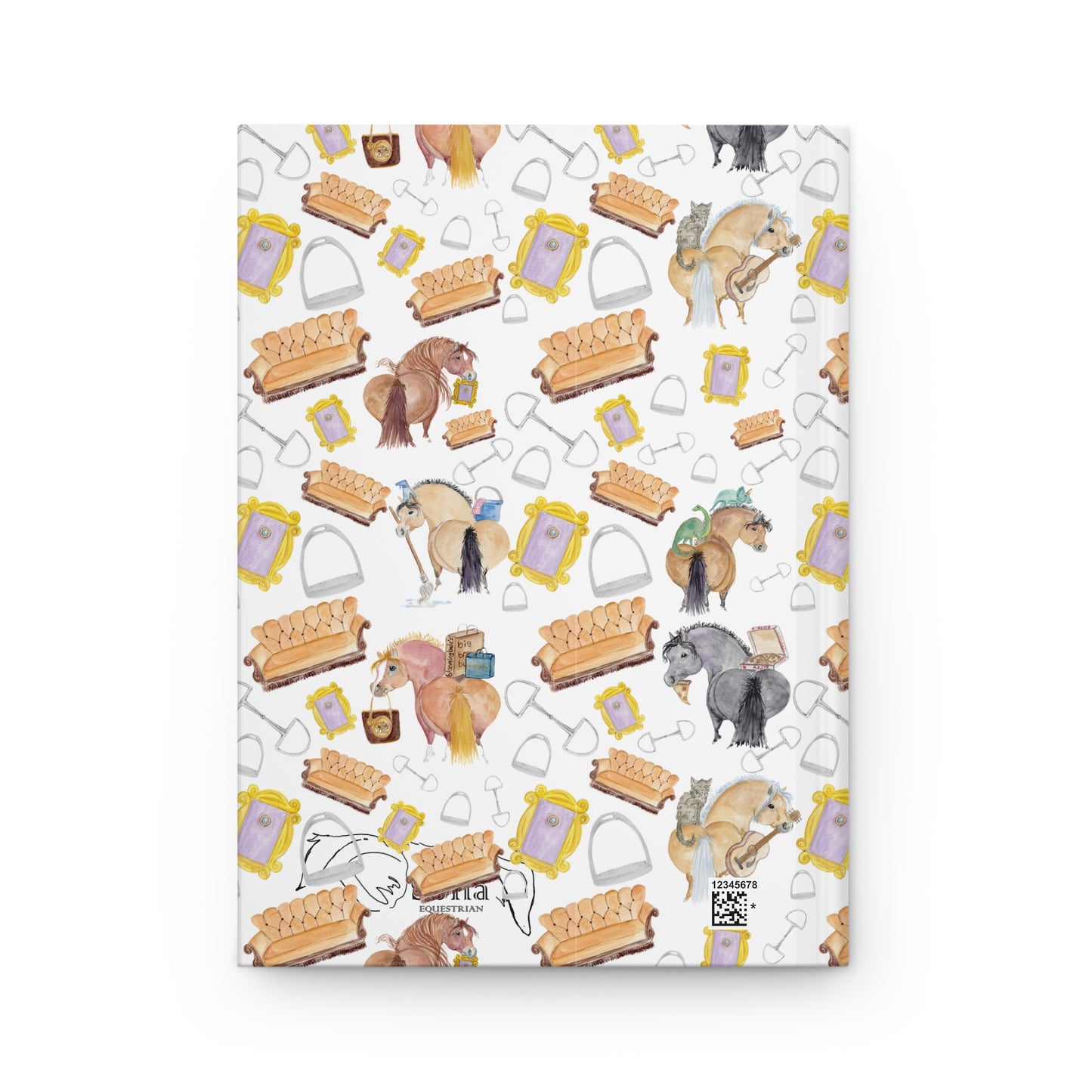 Hardcover Journal Matte - Adorable Friends Ponies