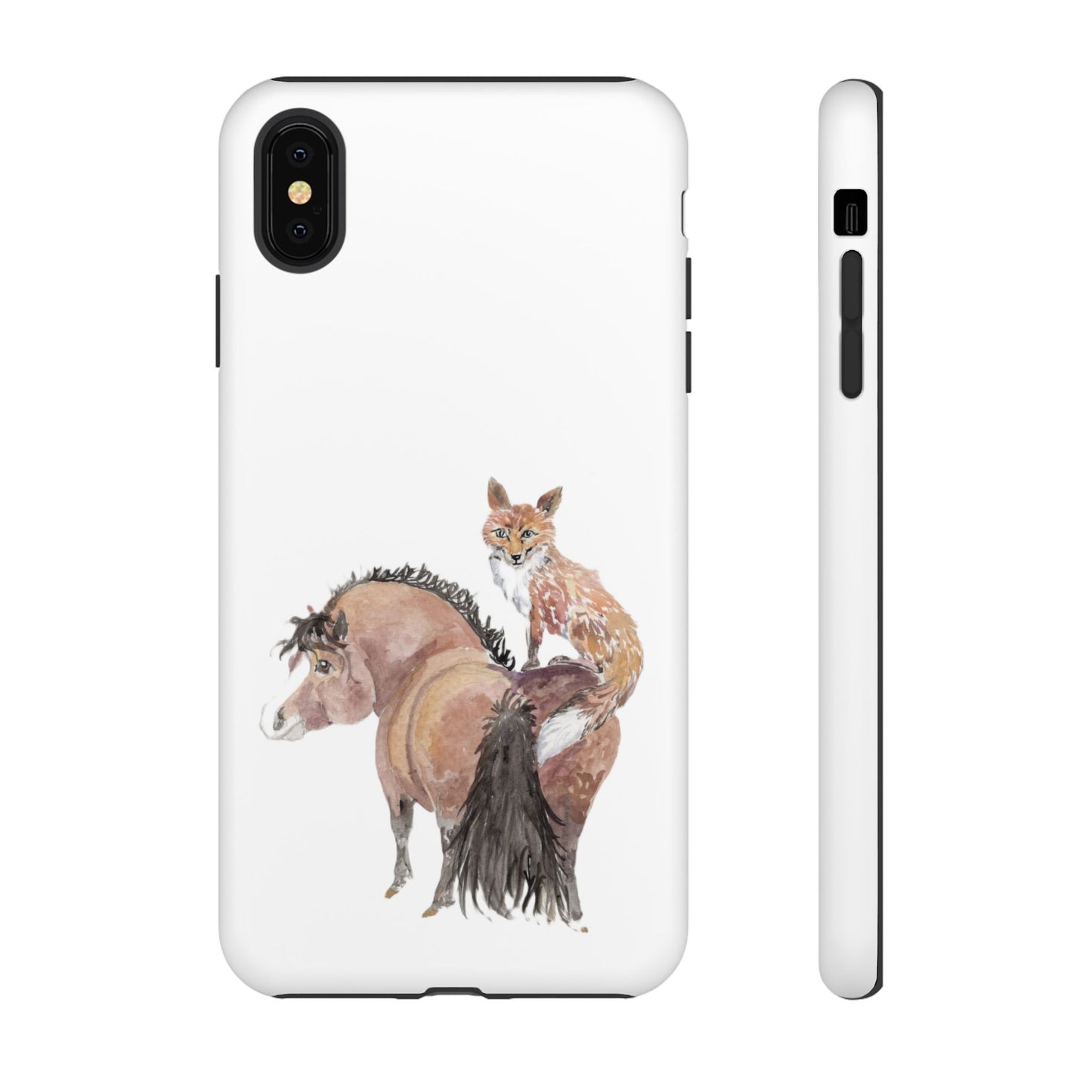 Adorable Little Pony and Fox Friend Tough Phone Case