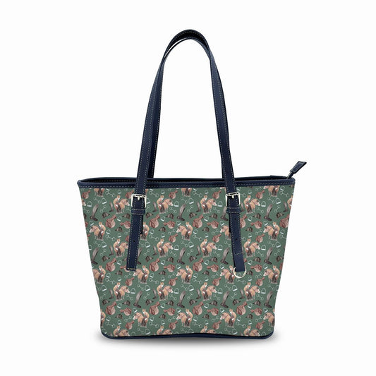 Adorable Pony and Fox Print Fashion Tote Bag