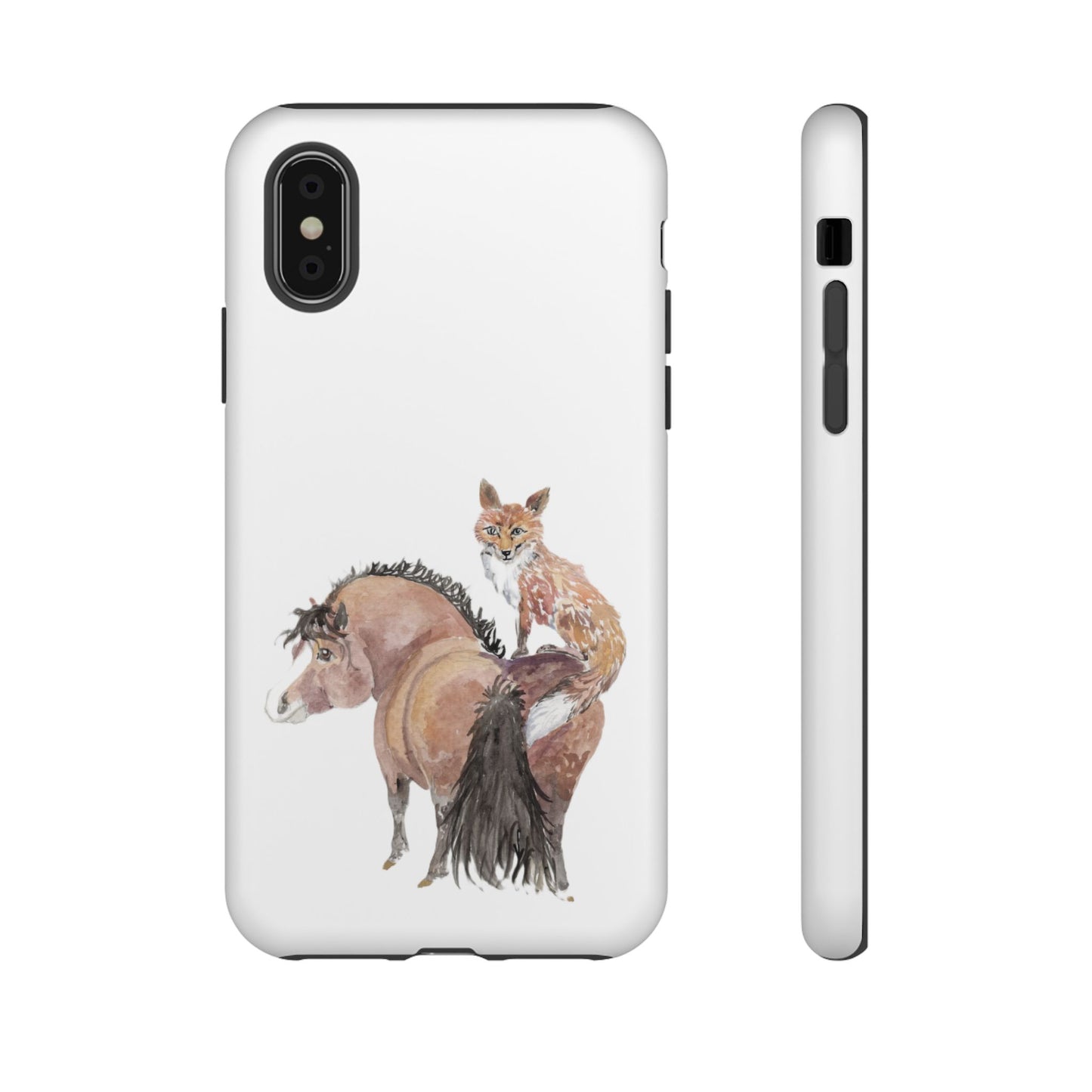 Adorable Little Pony and Fox Friend Tough Phone Case