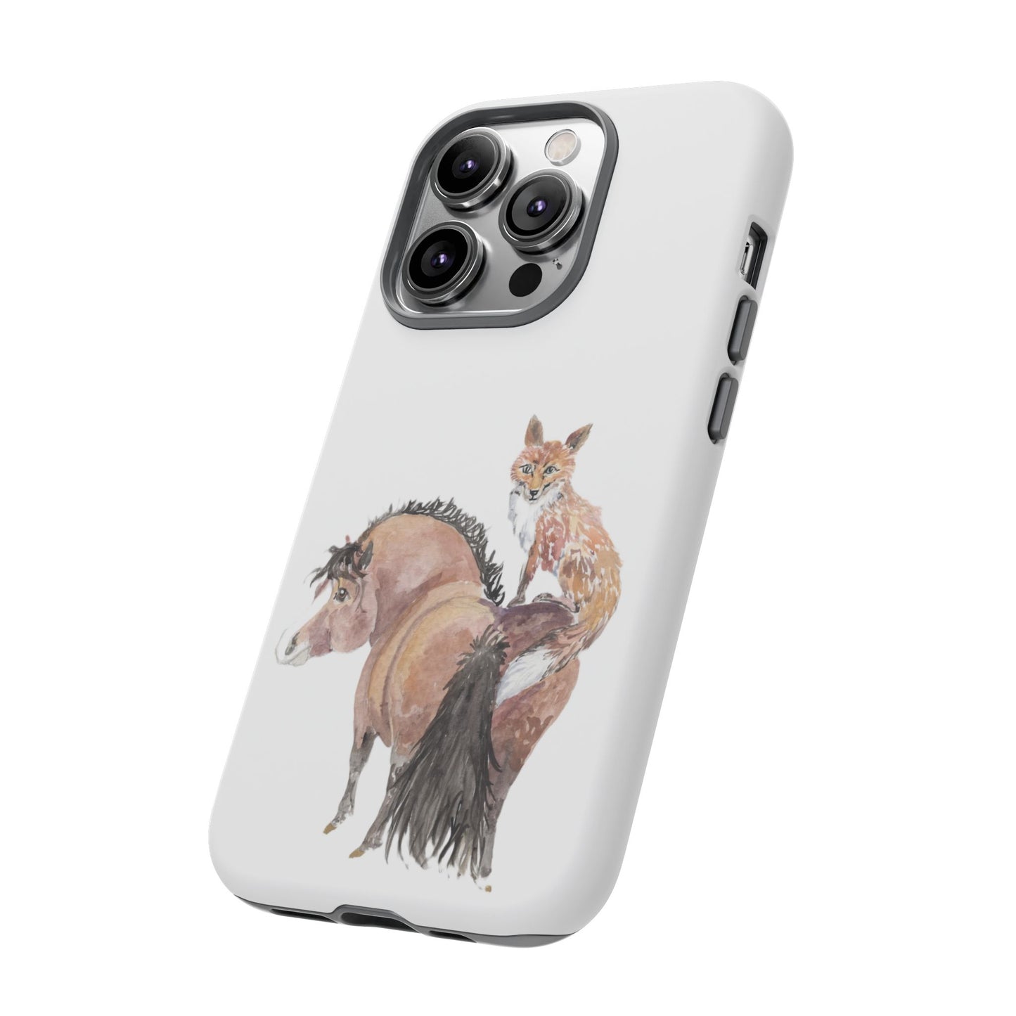 Adorable Little Pony and Fox Friend Tough Phone Case