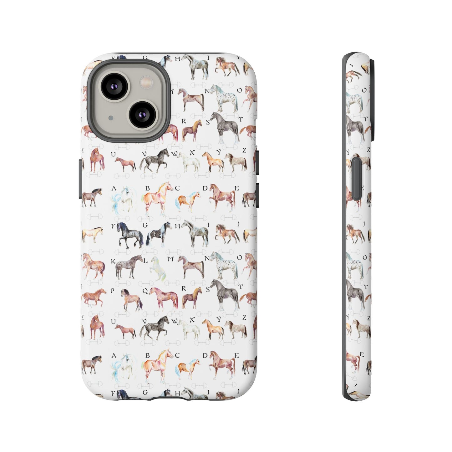 ABC Horse Breeds Tough Phone Case