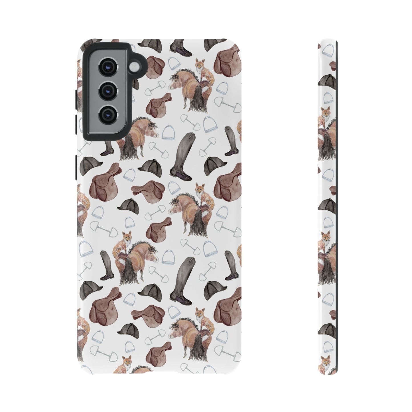 Adorable Little Pony and Fox Print Tough Phone Case
