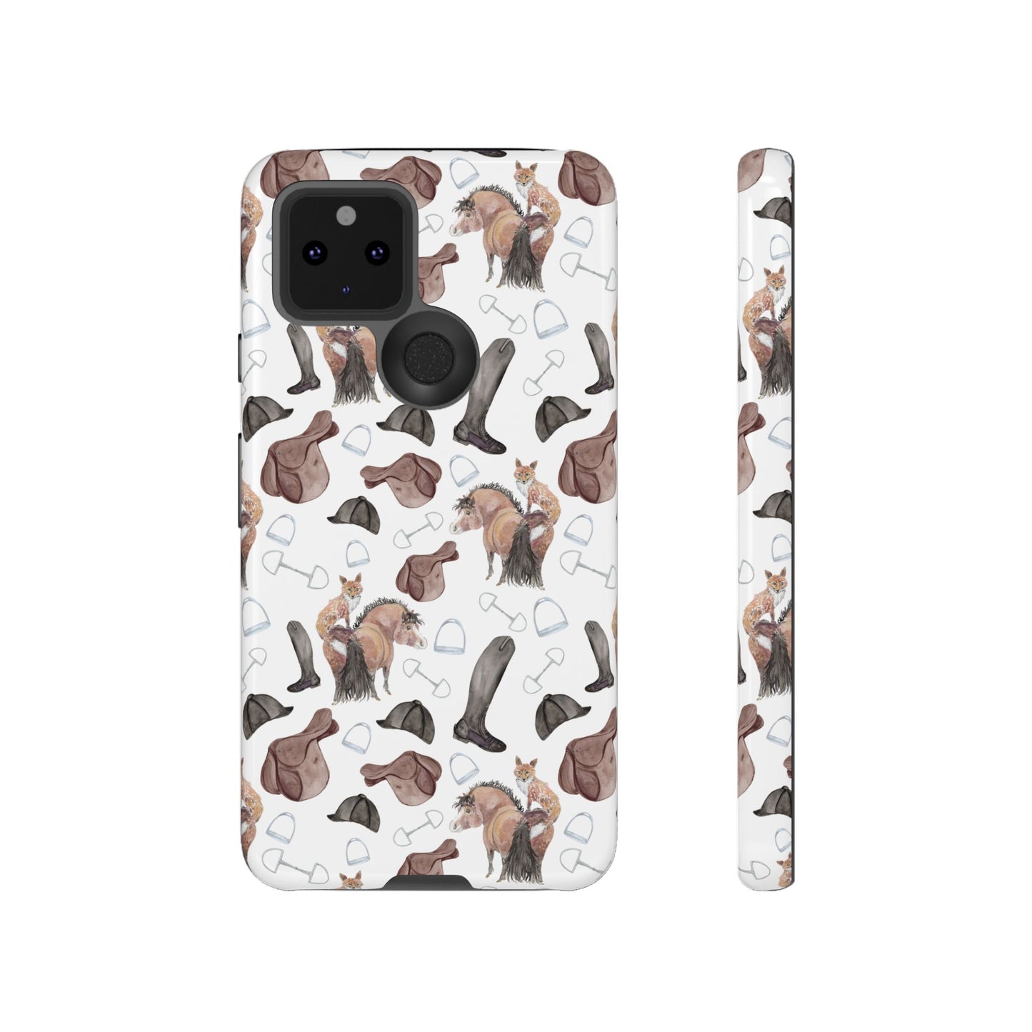 Adorable Little Pony and Fox Print Tough Phone Case