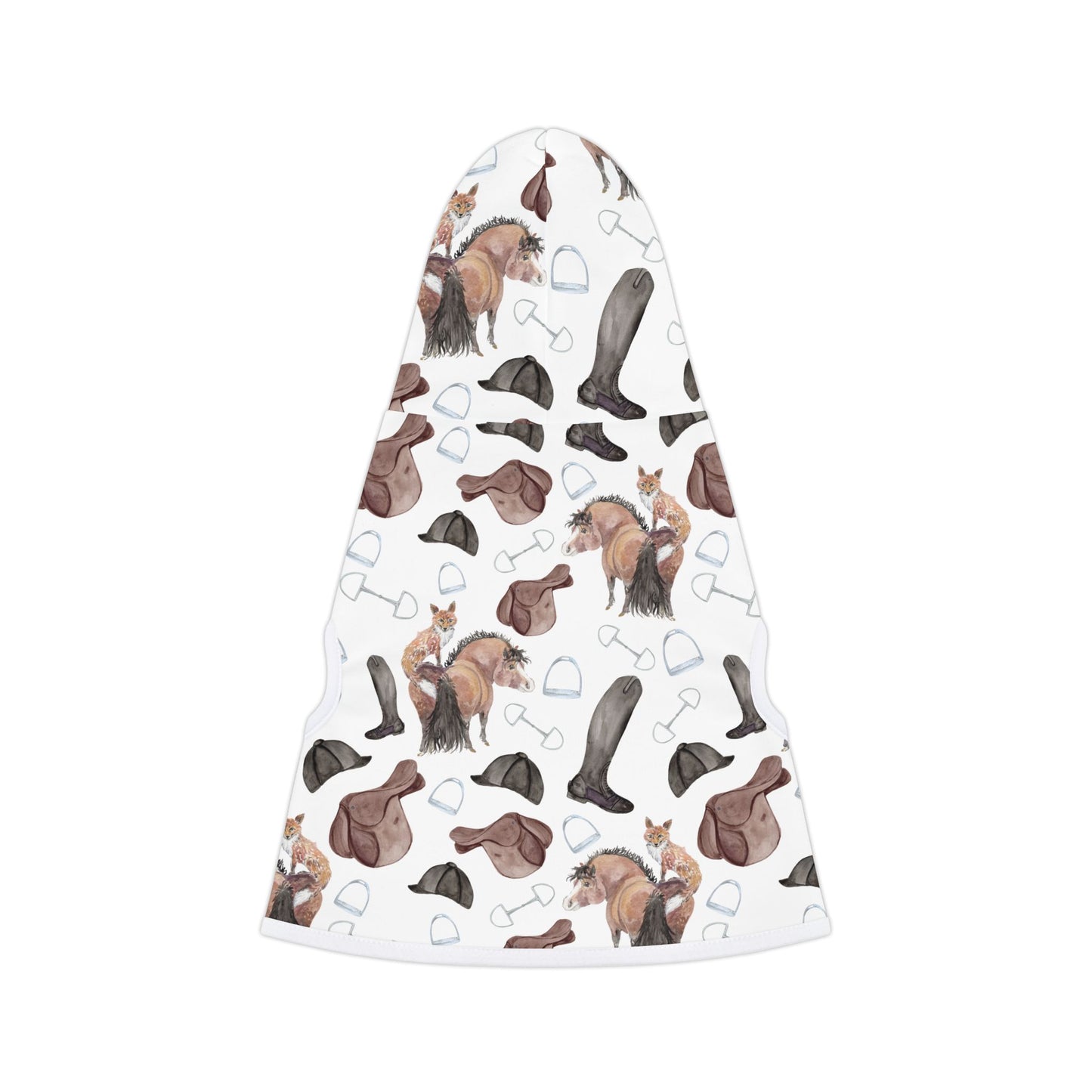Adorable Fox and pony print Pet Hoodie