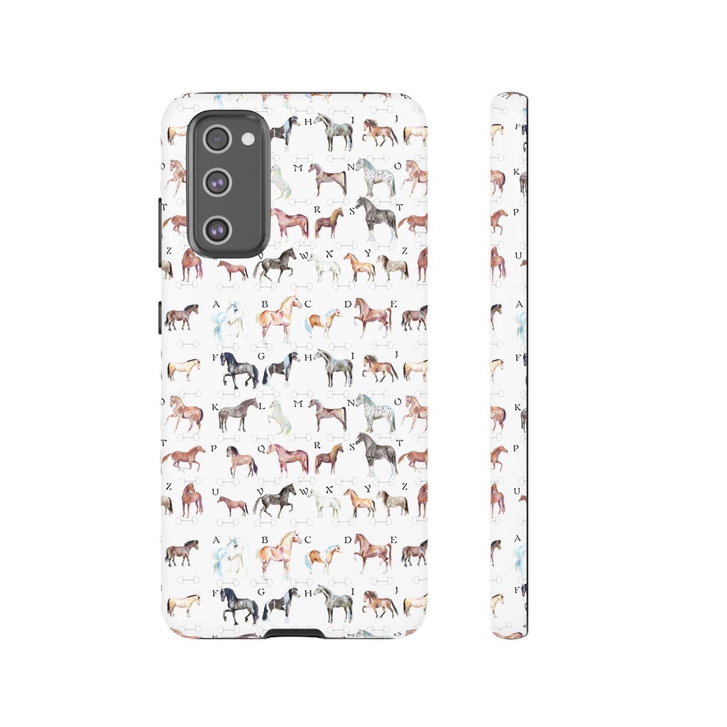 ABC Horse Breeds Tough Phone Case